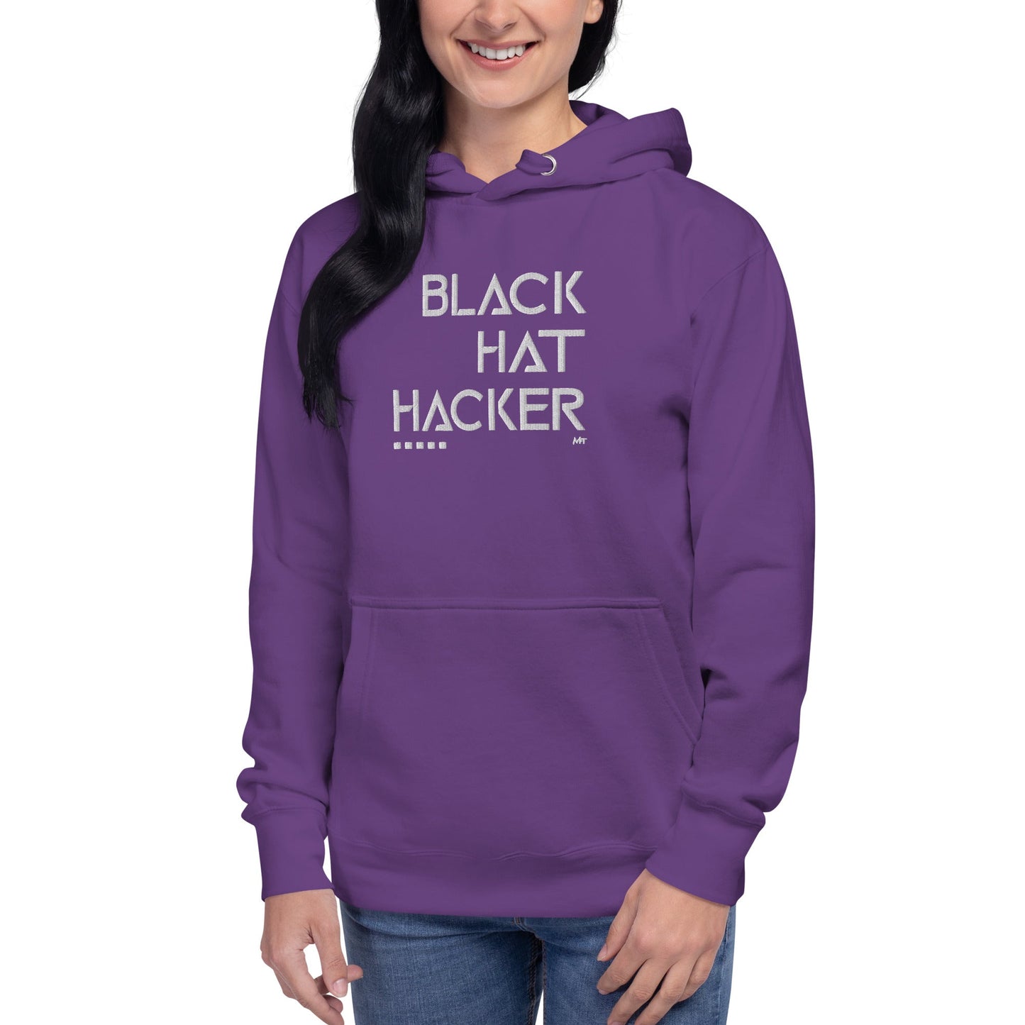 Black Hat Hacker - Unisex Hoodie (embroidered) by DarkByteGear