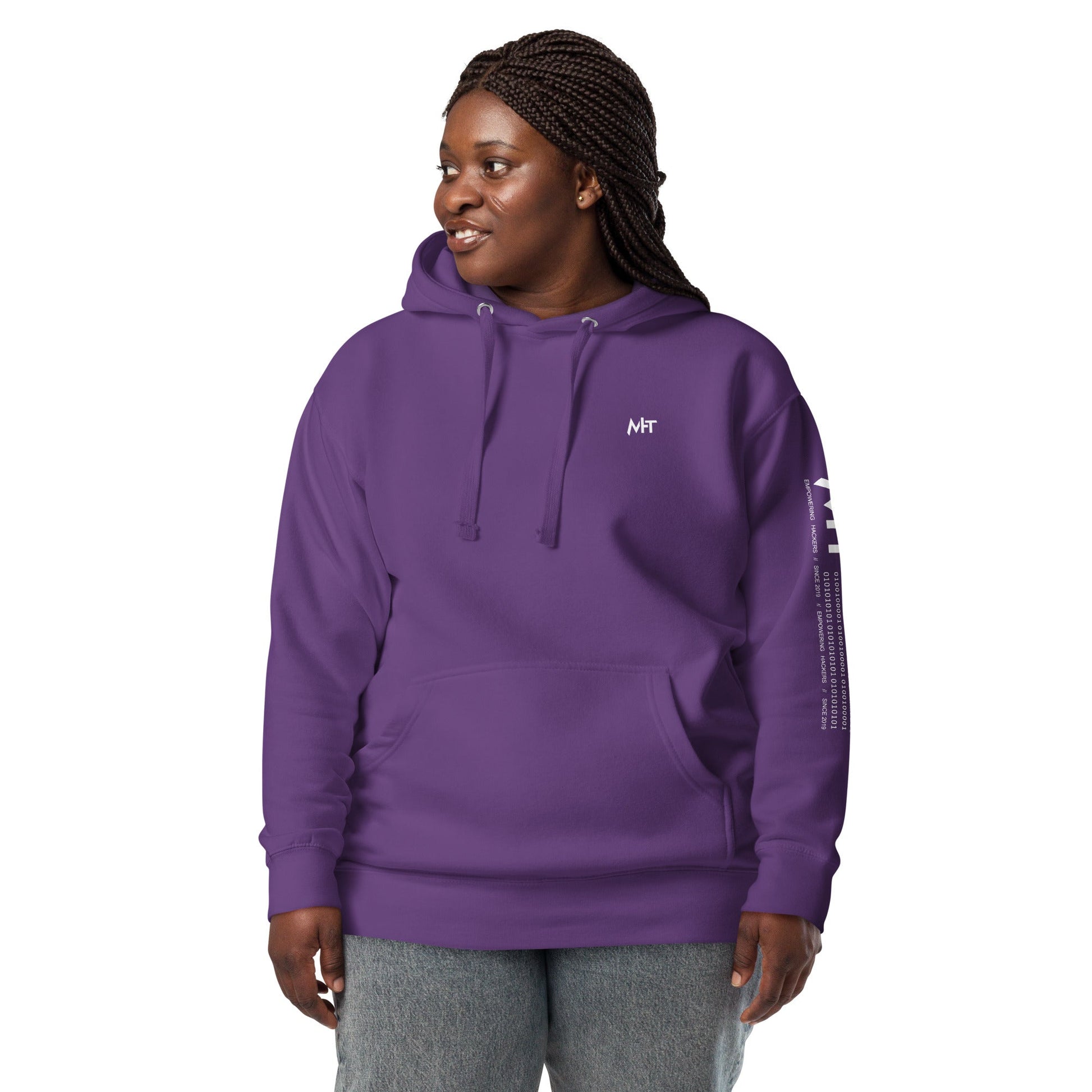Cyber Security Blue Team 16 - Unisex Hoodie ( Back Print ) by DarkByteGear