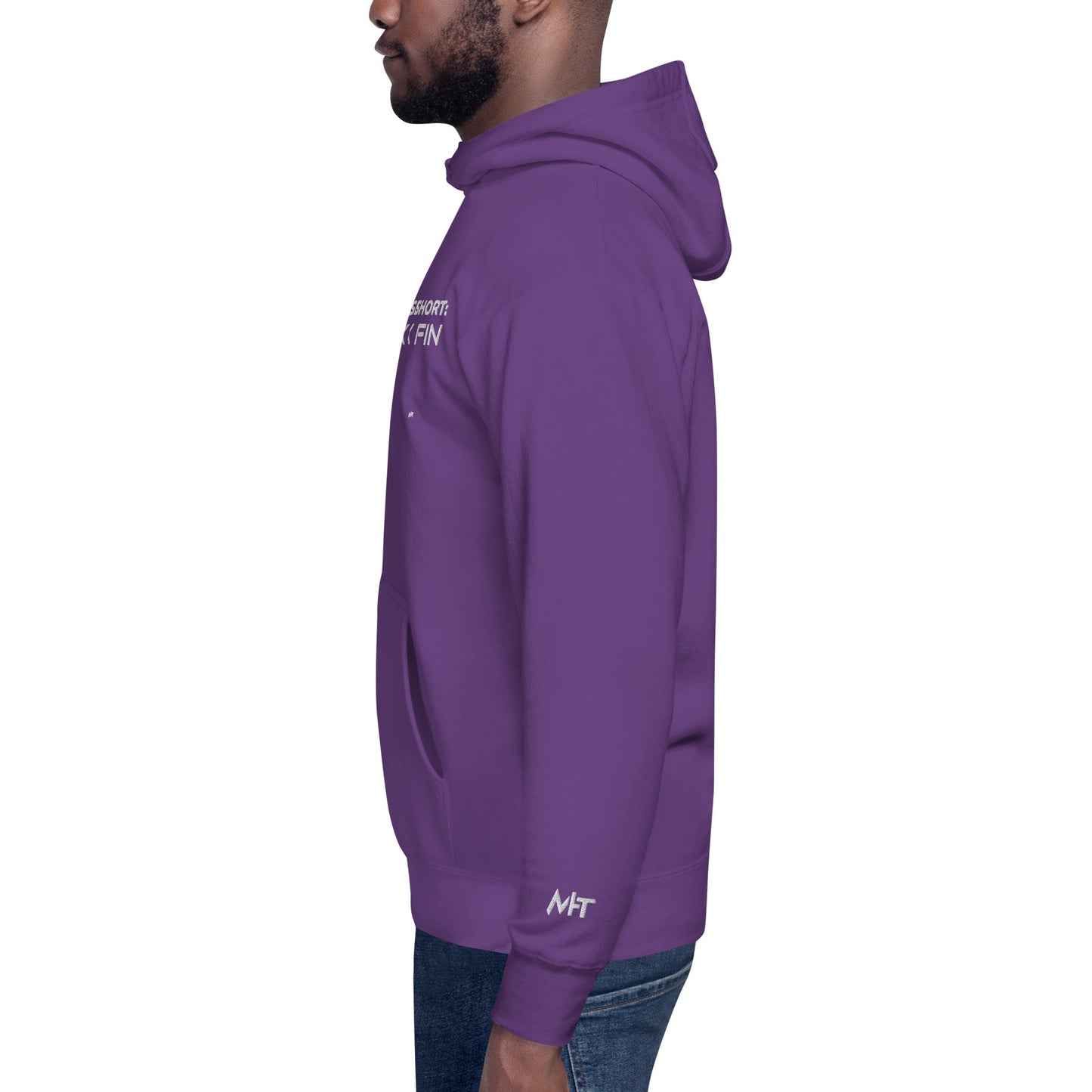 Long story short - Syn Ack Fin - Unisex Hoodie (Embroidery) by DarkByteGear