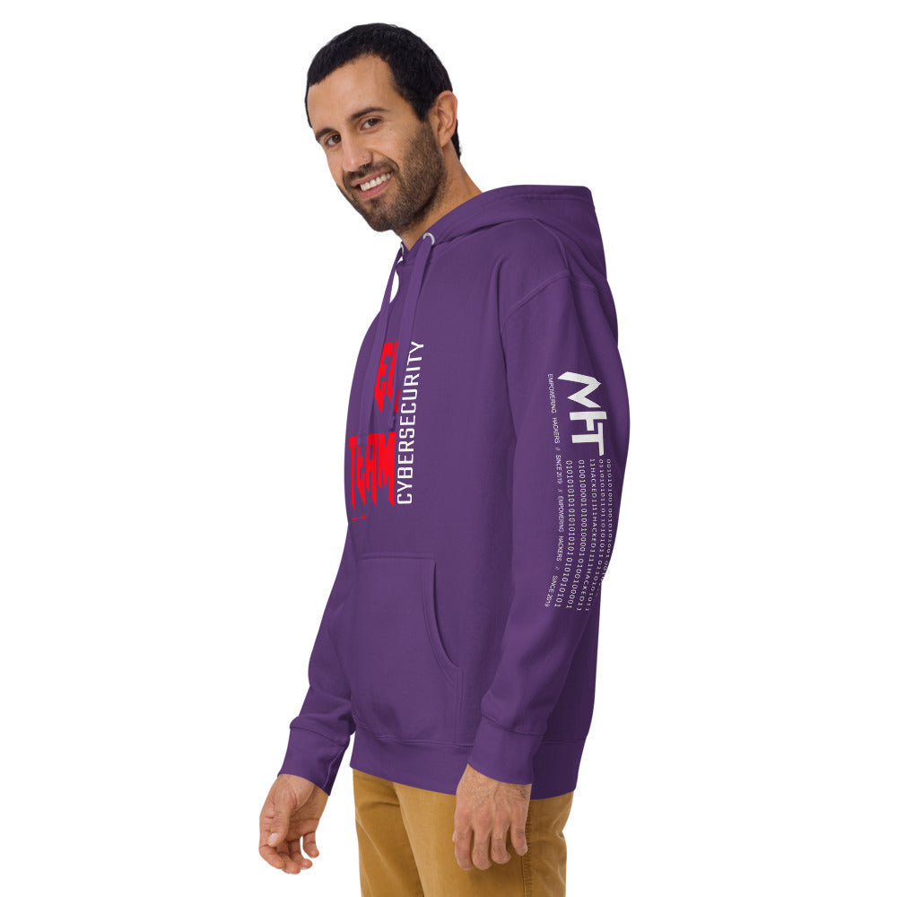 Cyber Security Red Team V9 - Unisex Hoodie by DarkByteGear