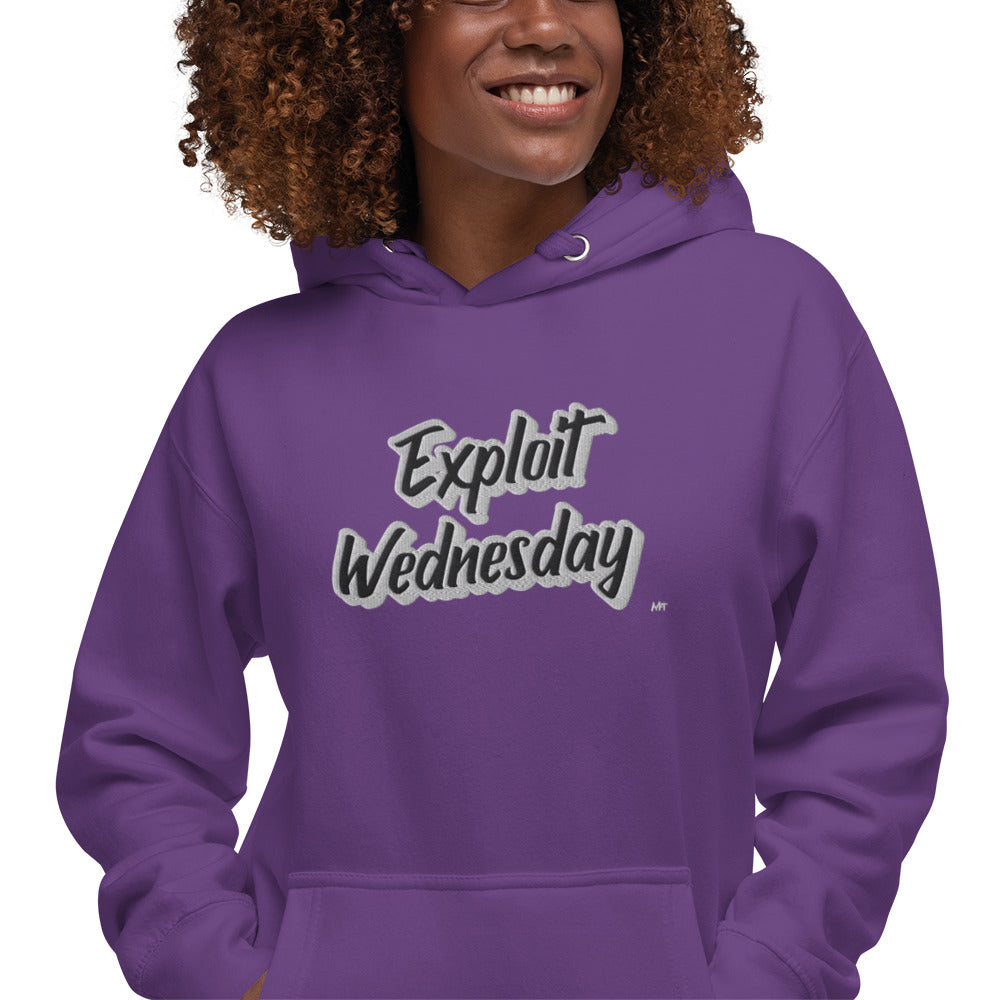 Exploit Wednesday - Unisex Hoodie (embroidered) by DarkByteGear