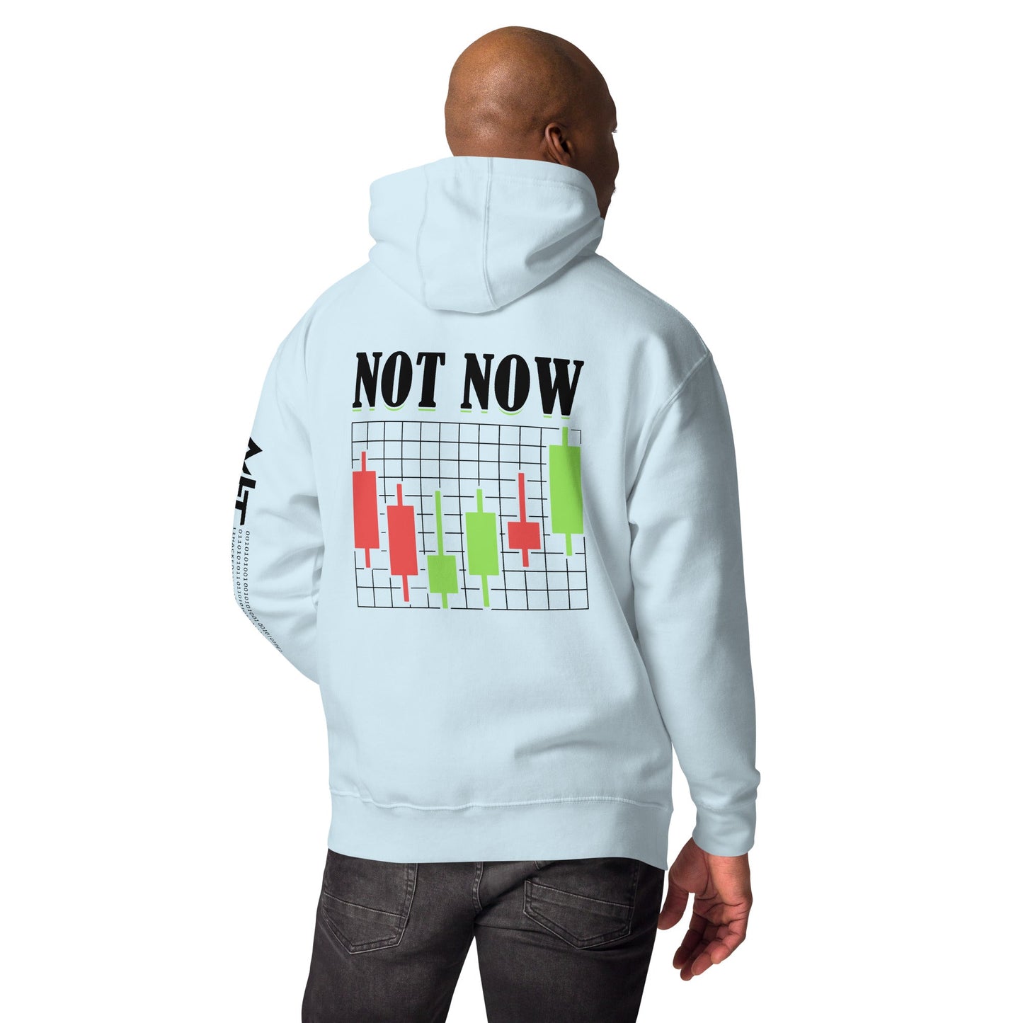 Not Now in Dark Text - Unisex Hoodie by DarkByteGear