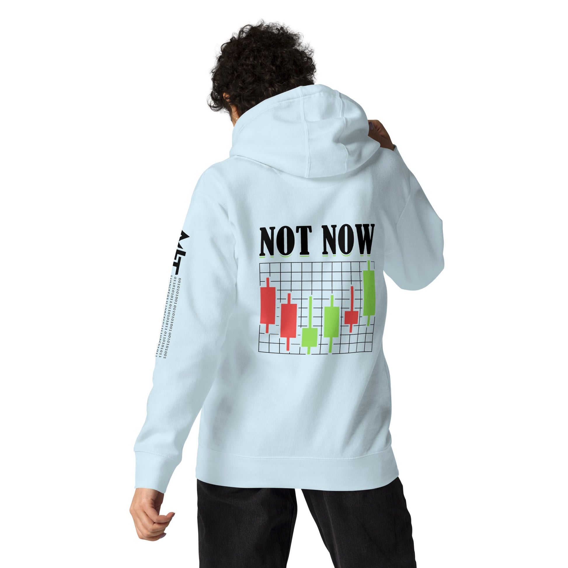 Not Now in Dark Text - Unisex Hoodie by DarkByteGear