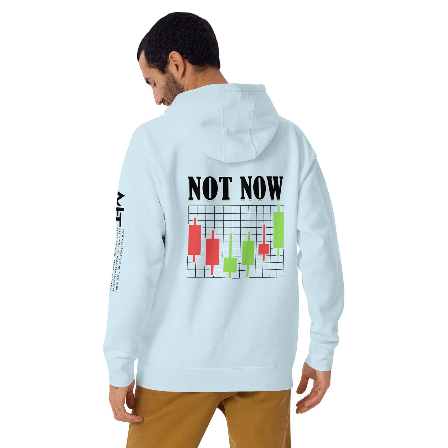 Not Now in Dark Text - Unisex Hoodie by DarkByteGear