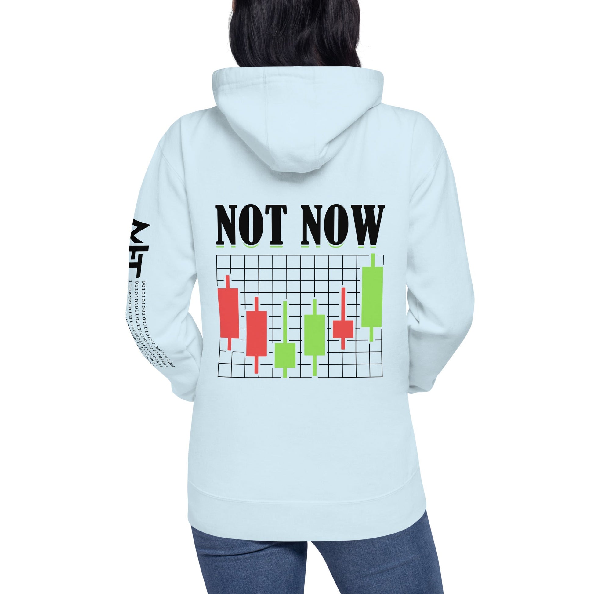 Not Now in Dark Text - Unisex Hoodie by DarkByteGear