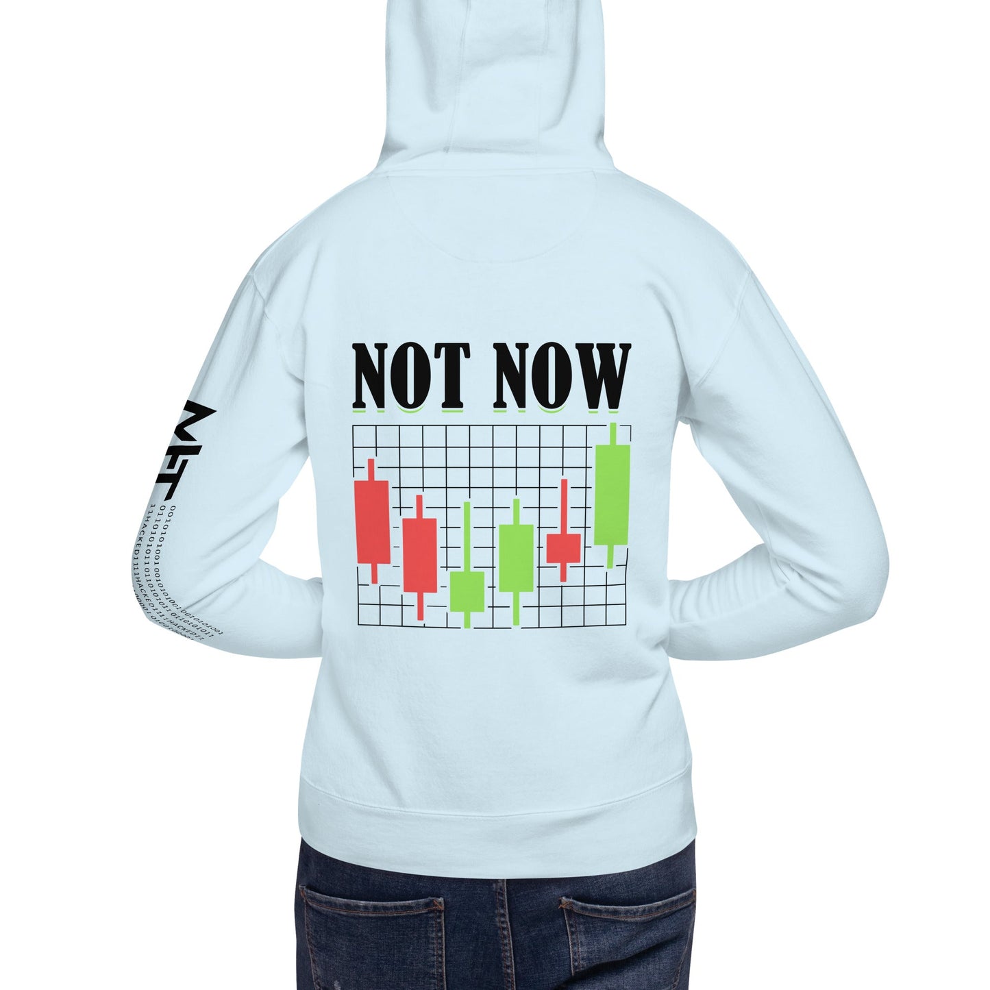 Not Now in Dark Text - Unisex Hoodie by DarkByteGear