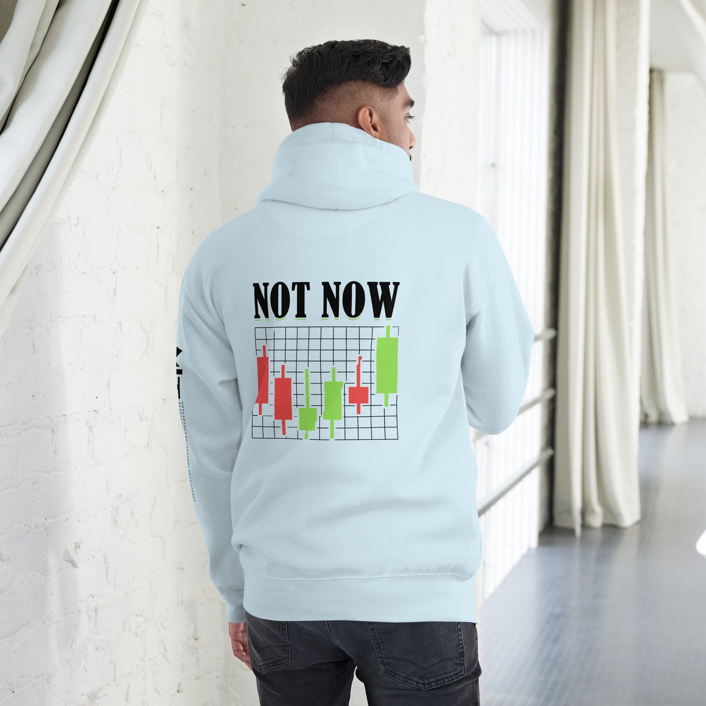 Not Now in Dark Text - Unisex Hoodie by DarkByteGear