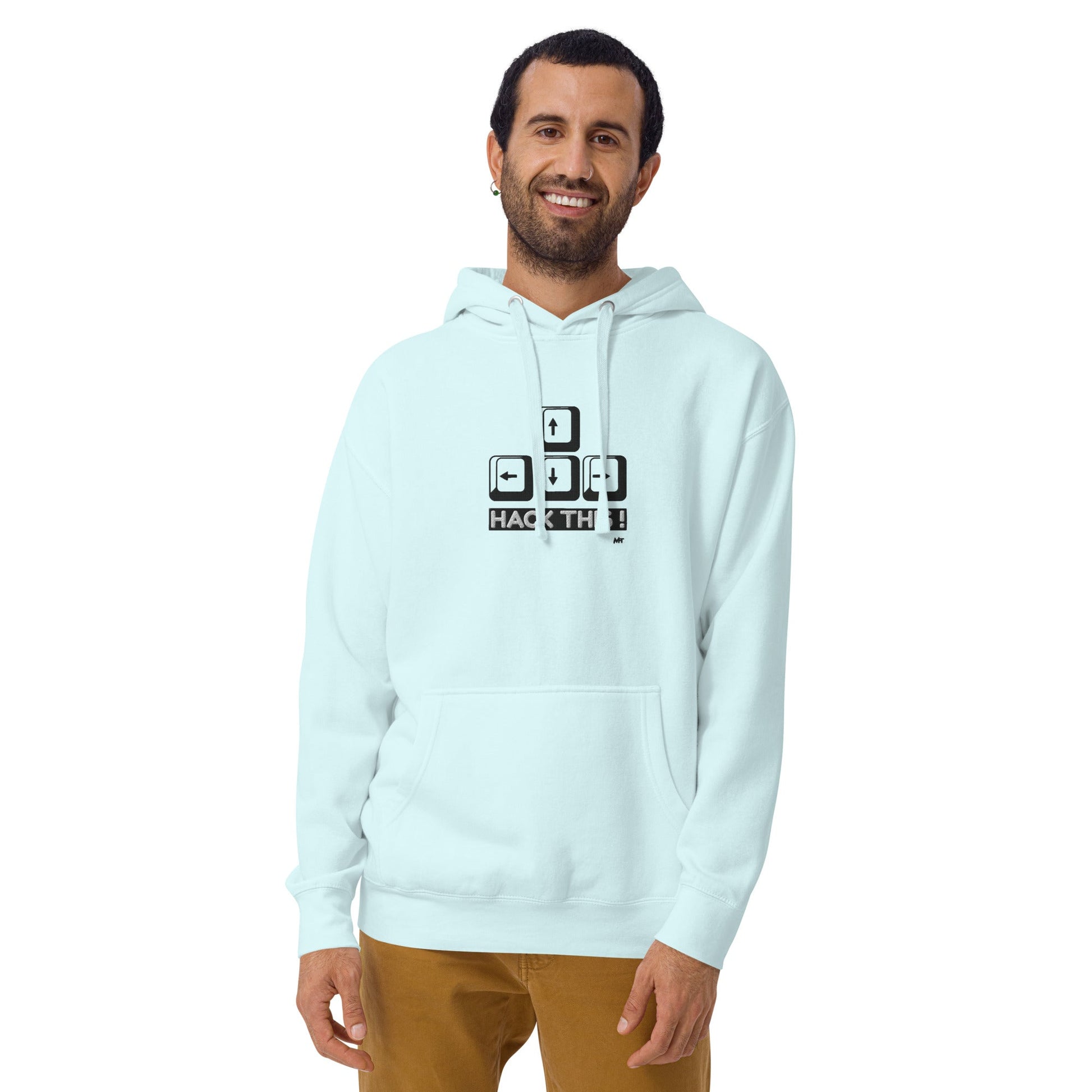 Hack this - Unisex Hoodie (embroidered) by DarkByteGear
