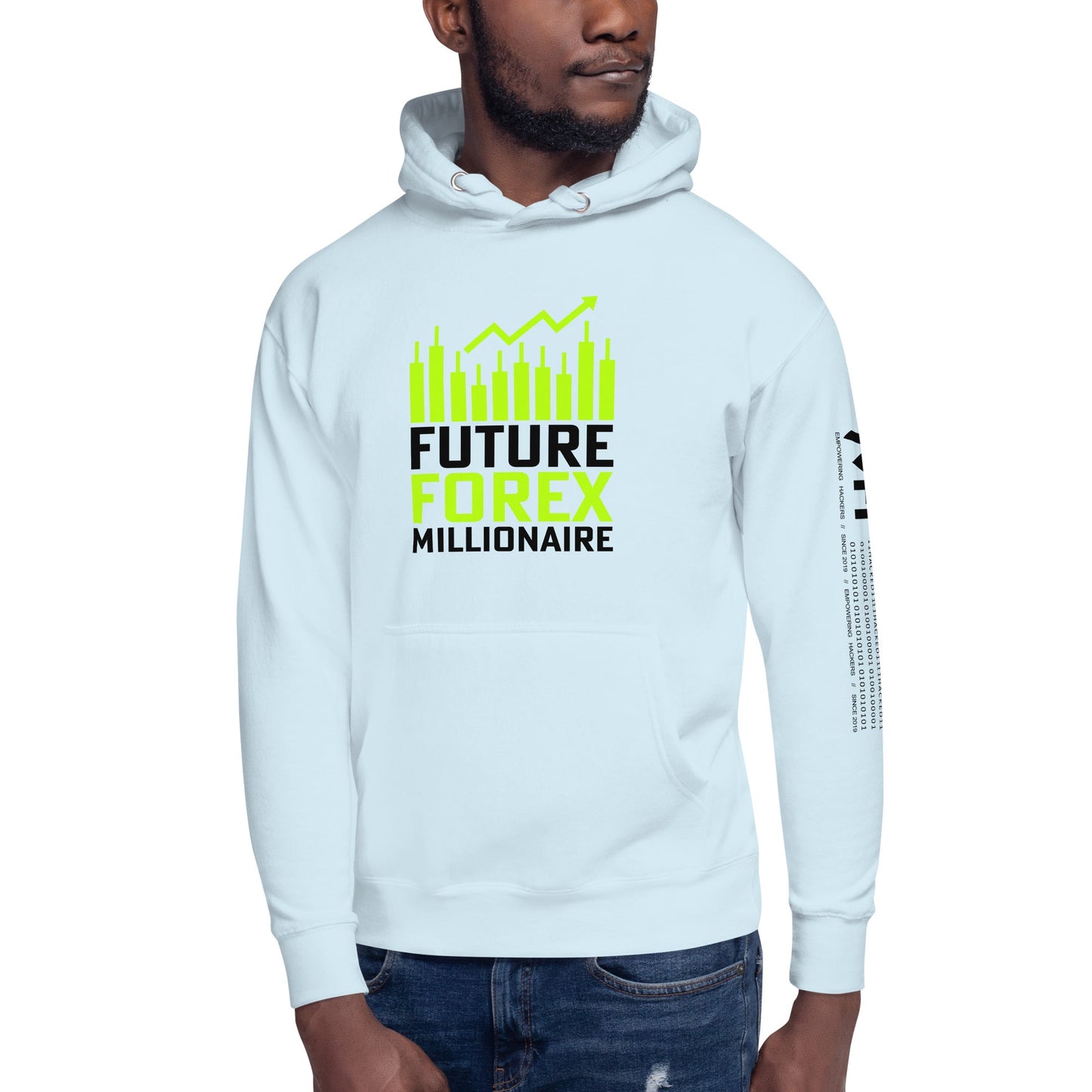 Future Forex Millionaire in Dark Text - Unisex Hoodie by DarkByteGear