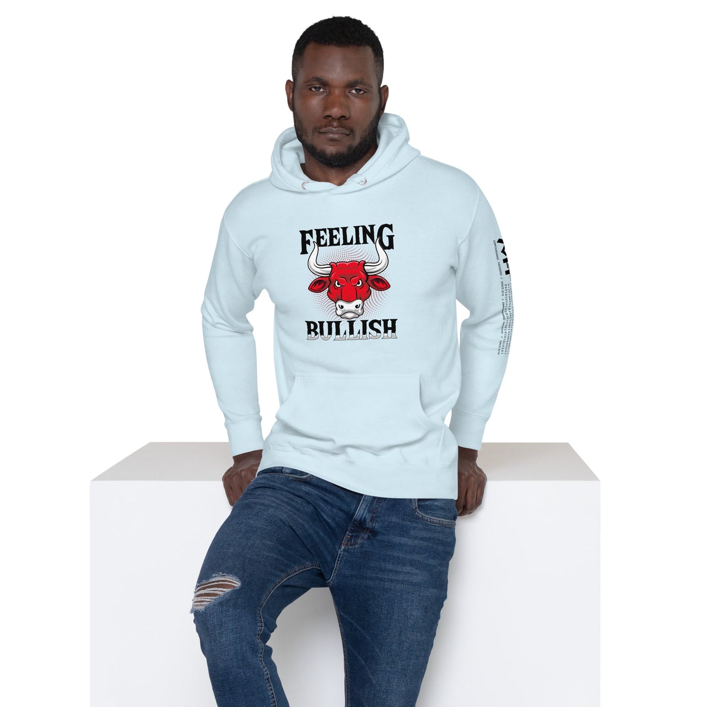 Feeling Bullish in Dark Text - Unisex Hoodie by DarkByteGear