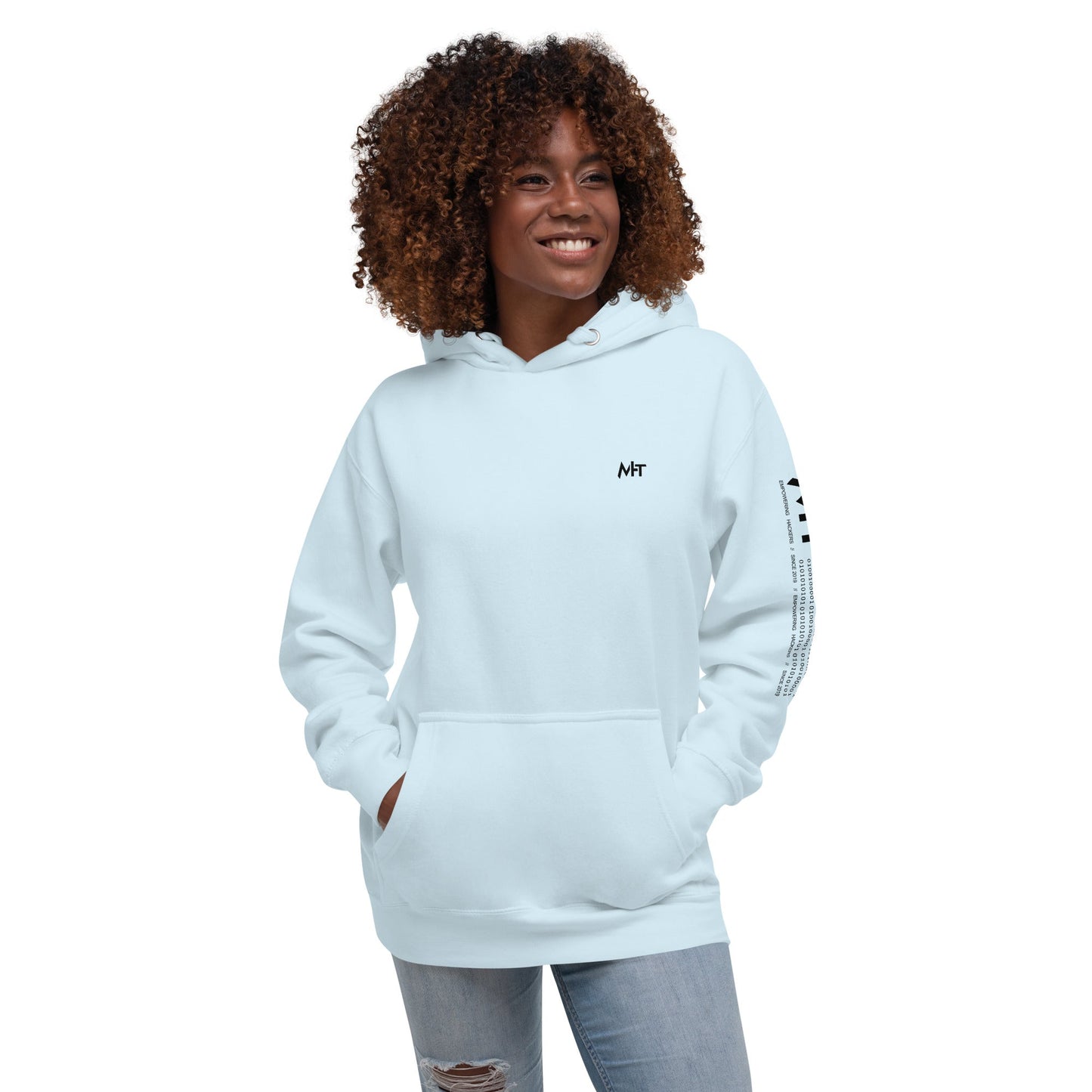 Bearish And Bullish (DB) in Light color - Unisex Hoodie ( Back Print ) by DarkByteGear