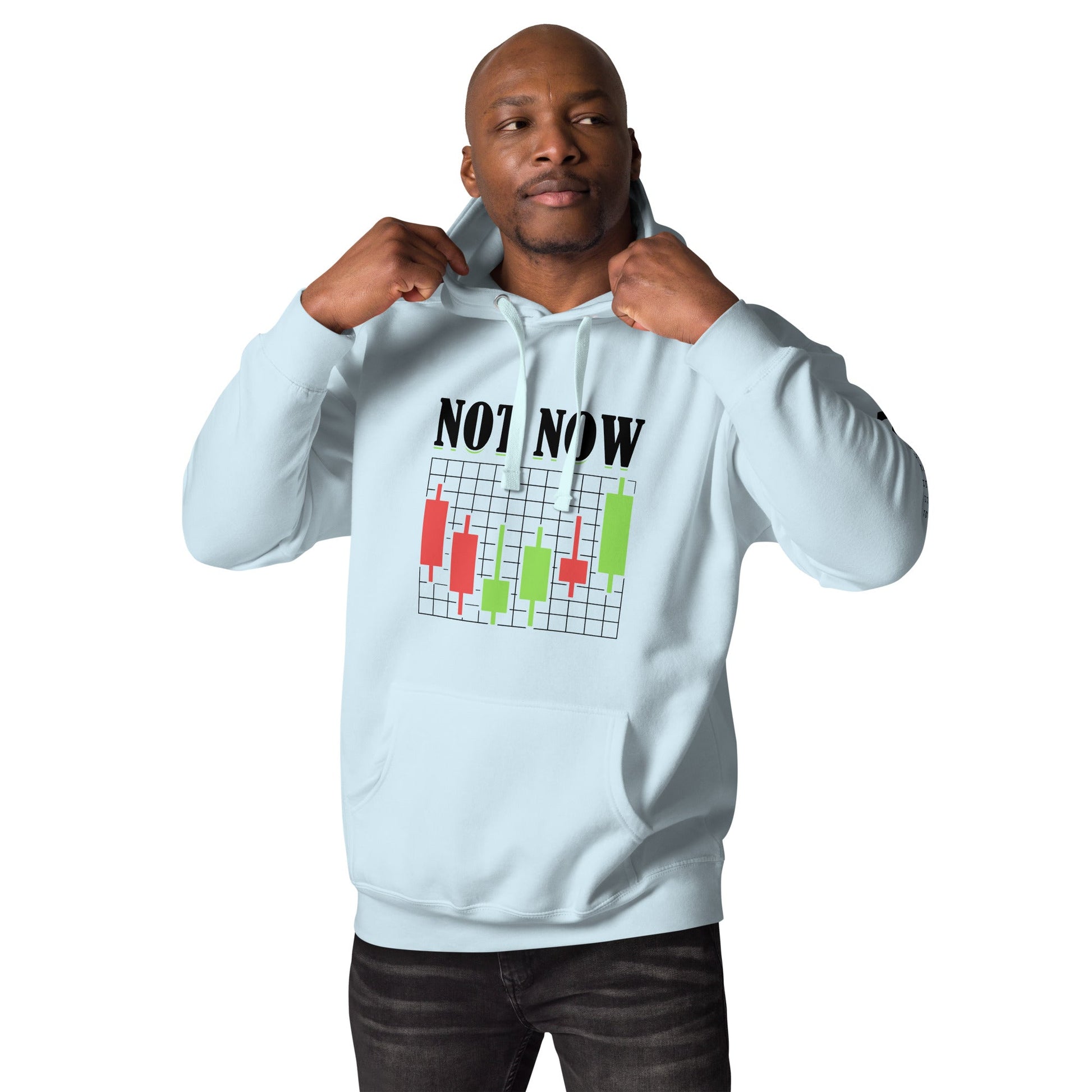 Not Now in Dark Text - Unisex Hoodie by DarkByteGear
