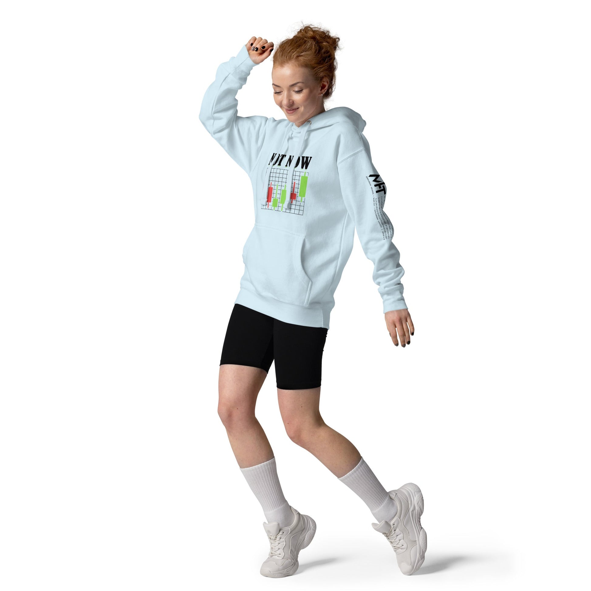 Not Now in Dark Text - Unisex Hoodie by DarkByteGear