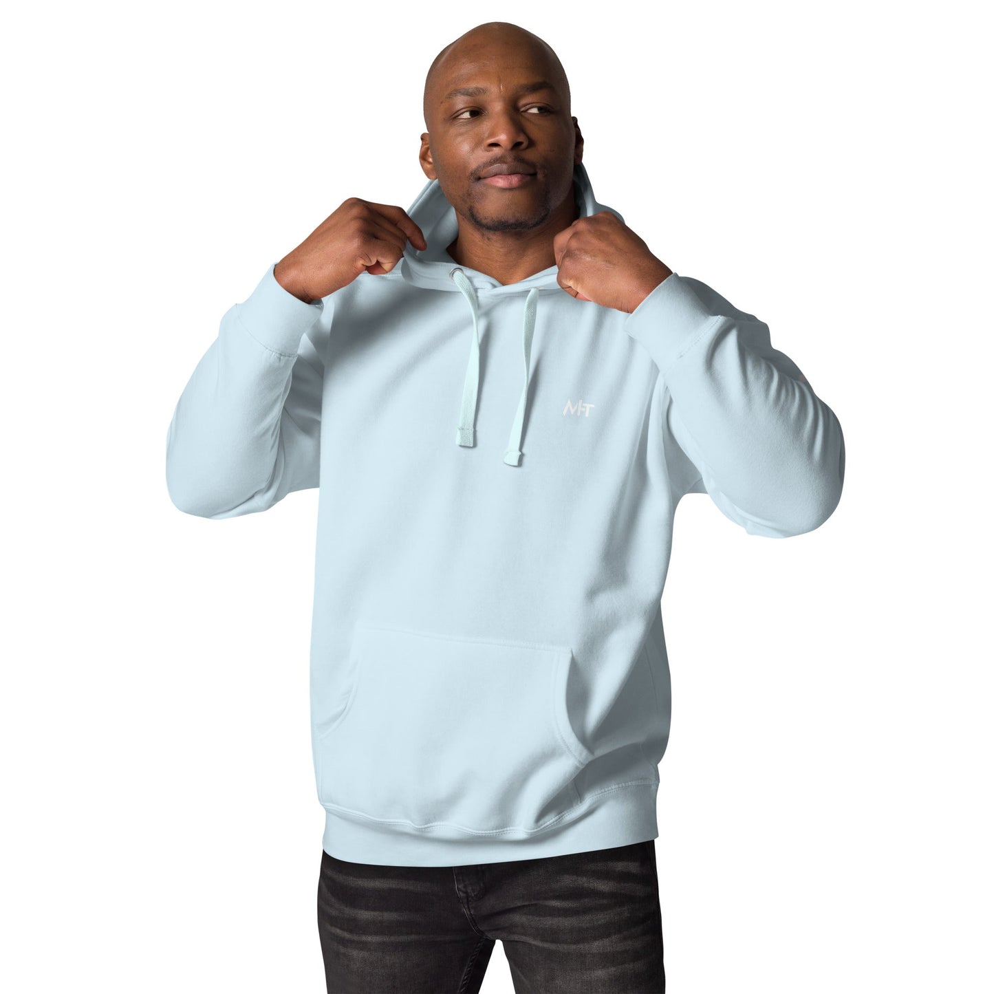 Never Give Up! Arge Quit - Unisex Hoodie ( Back Print ) by DarkByteGear