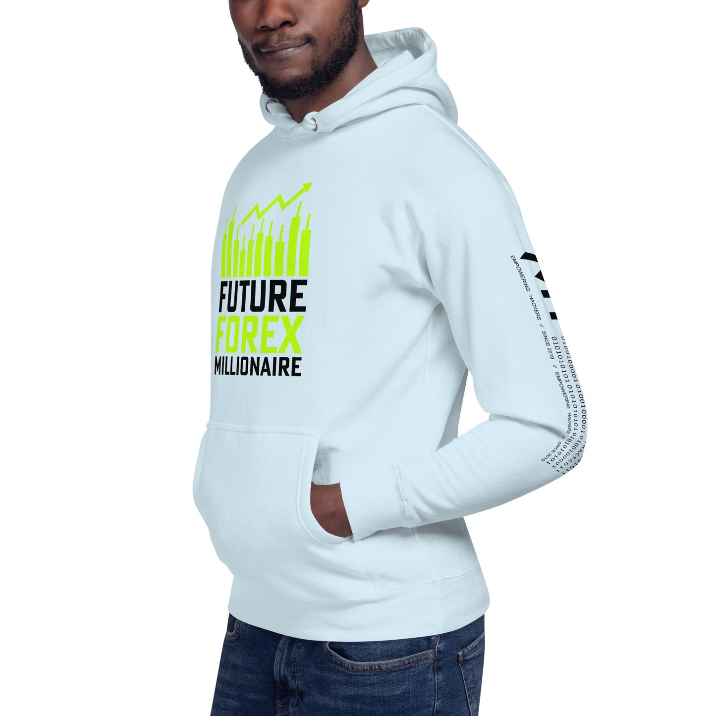 Future Forex Millionaire in Dark Text - Unisex Hoodie by DarkByteGear