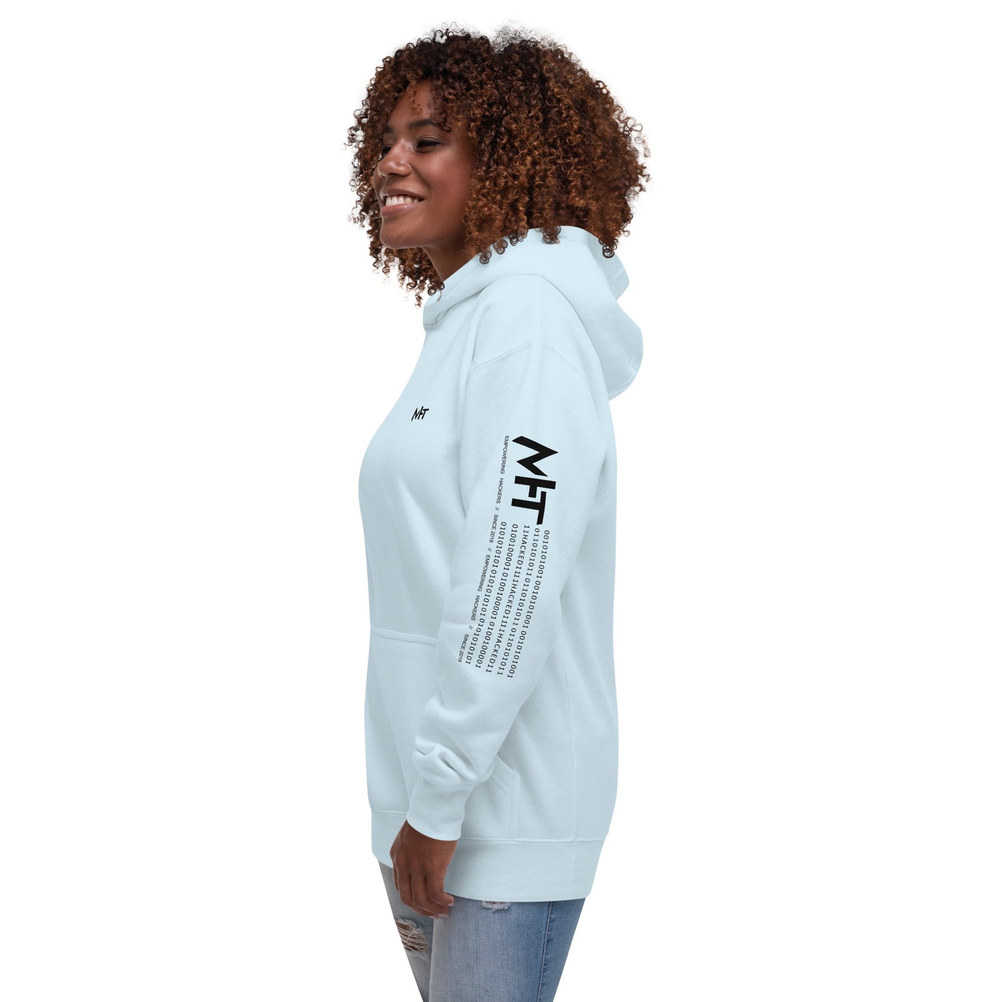 Bearish And Bullish (DB) in Light color - Unisex Hoodie ( Back Print ) by DarkByteGear
