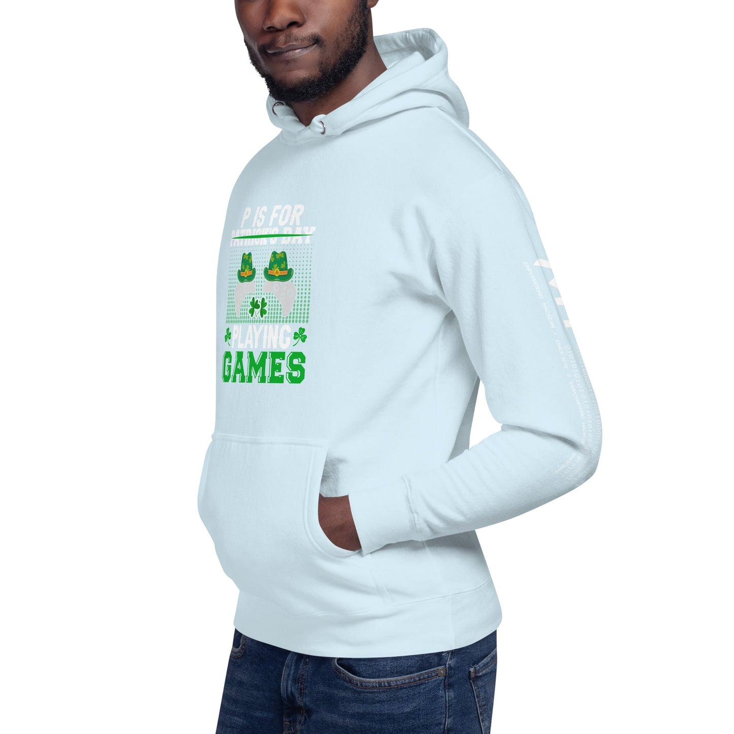 P is for "Playing Games" - Unisex Hoodie by DarkByteGear