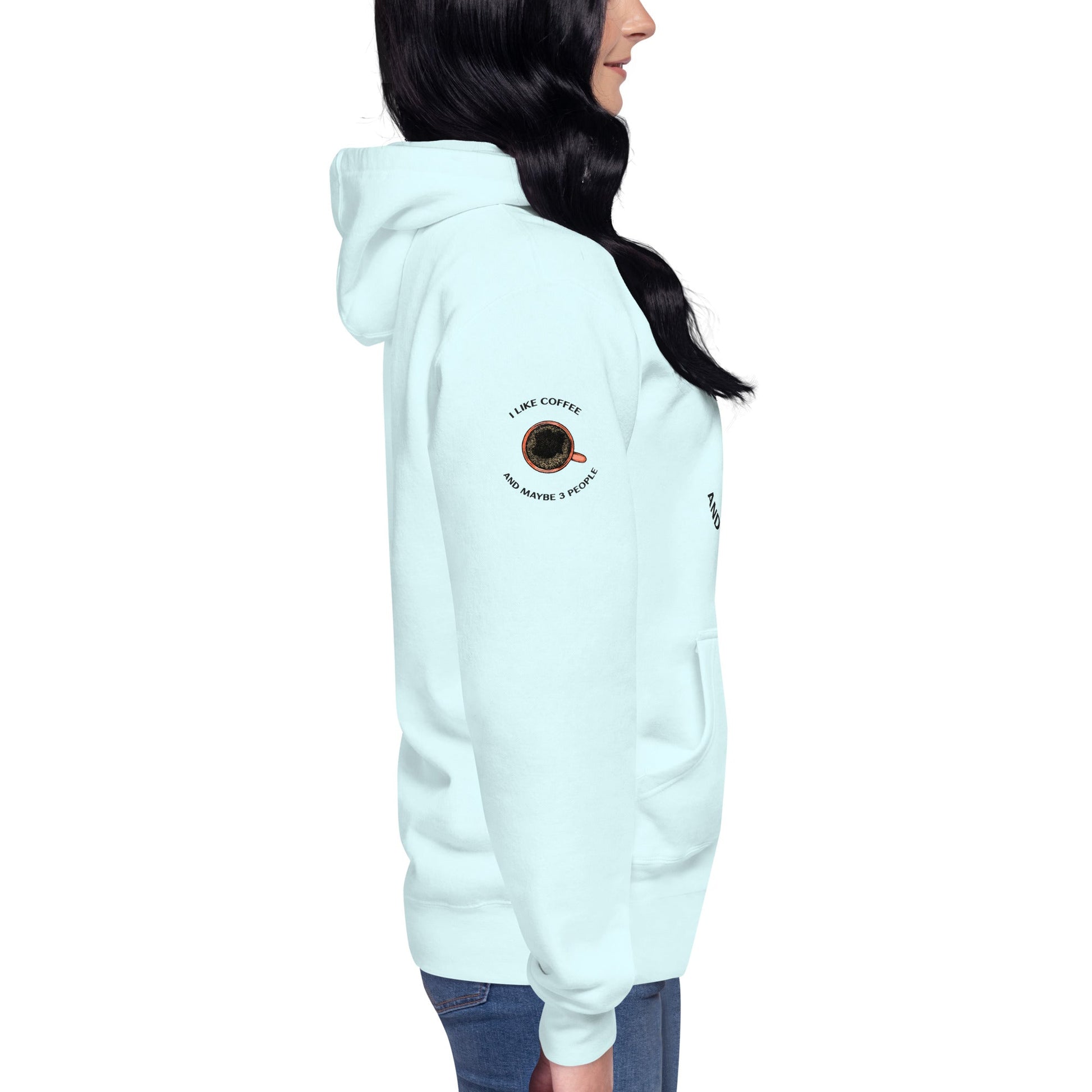 I like Coffee and maybe 3 people - Unisex Hoodie by DarkByteGear