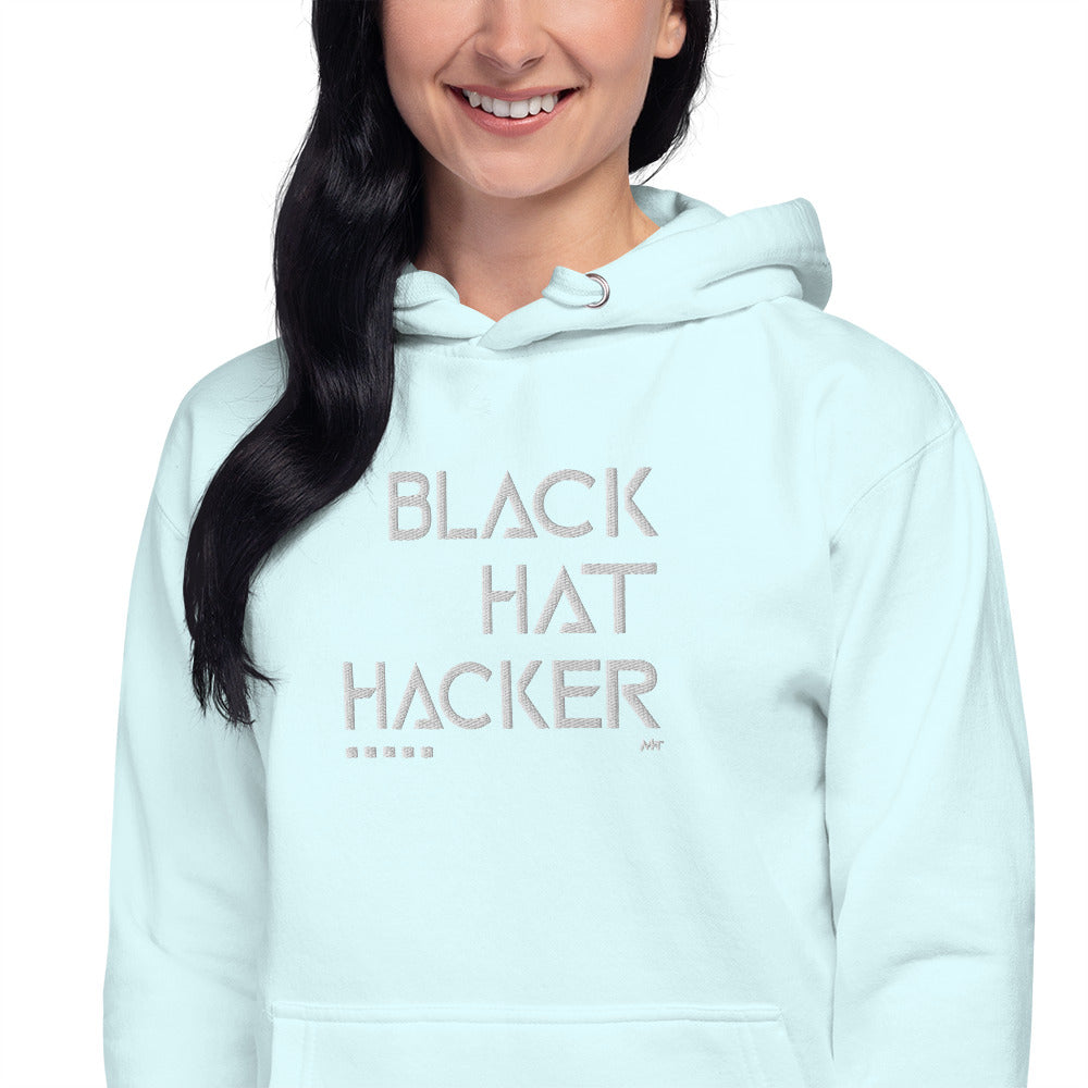 Black Hat Hacker - Unisex Hoodie (embroidered) by DarkByteGear