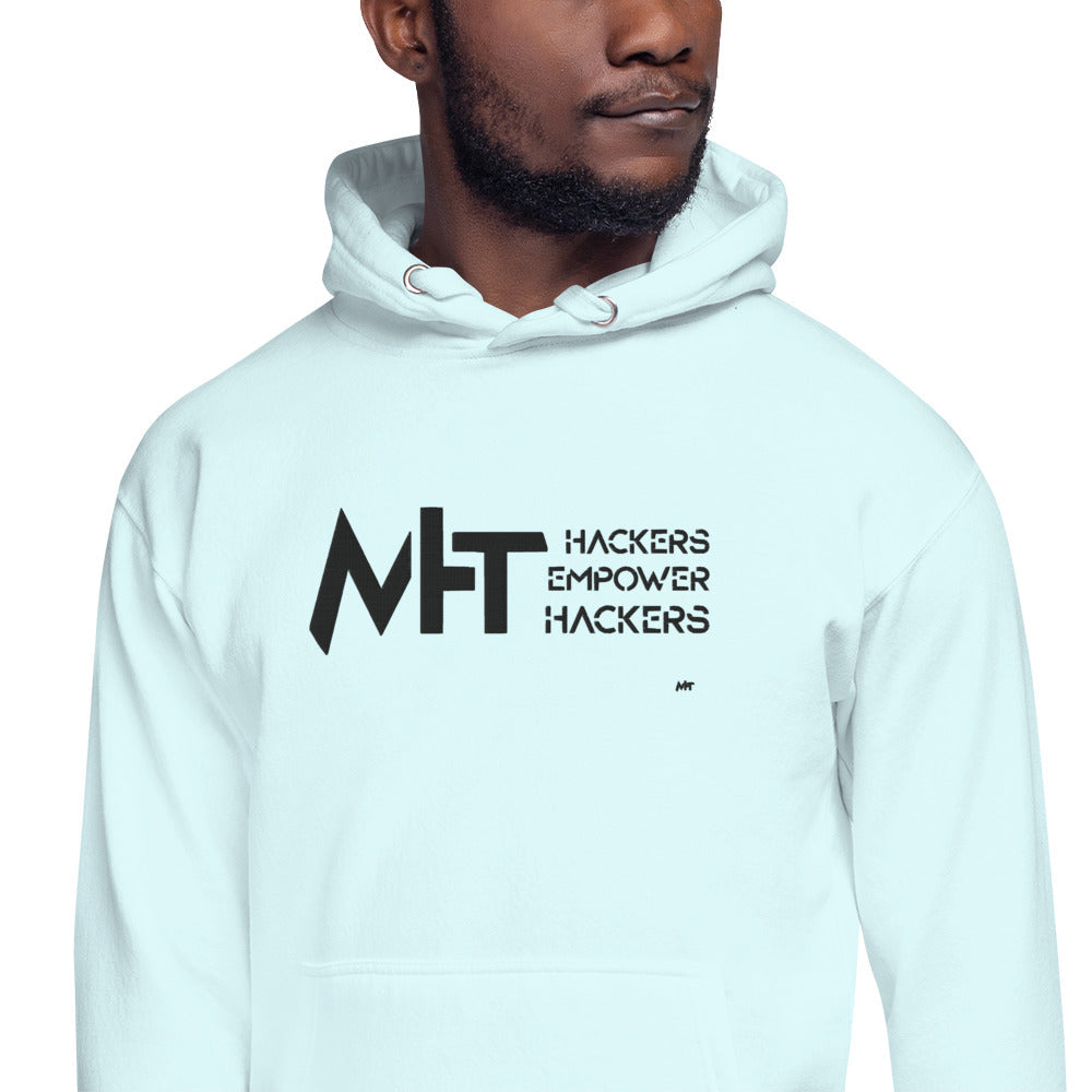 Hackers Empower Hackers - Unisex Hoodie (embroidered) by DarkByteGear