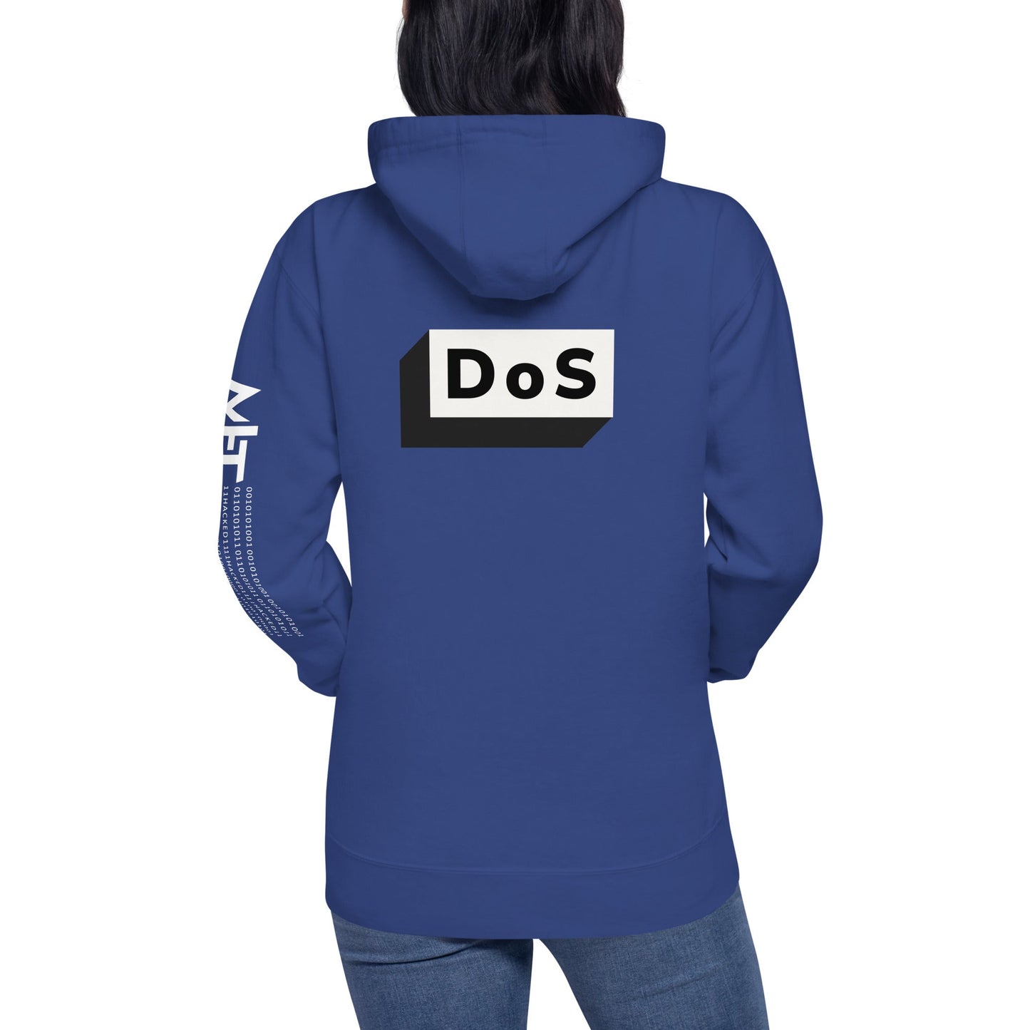 DoS - Unisex Hoodie (back print) by DarkByteGear