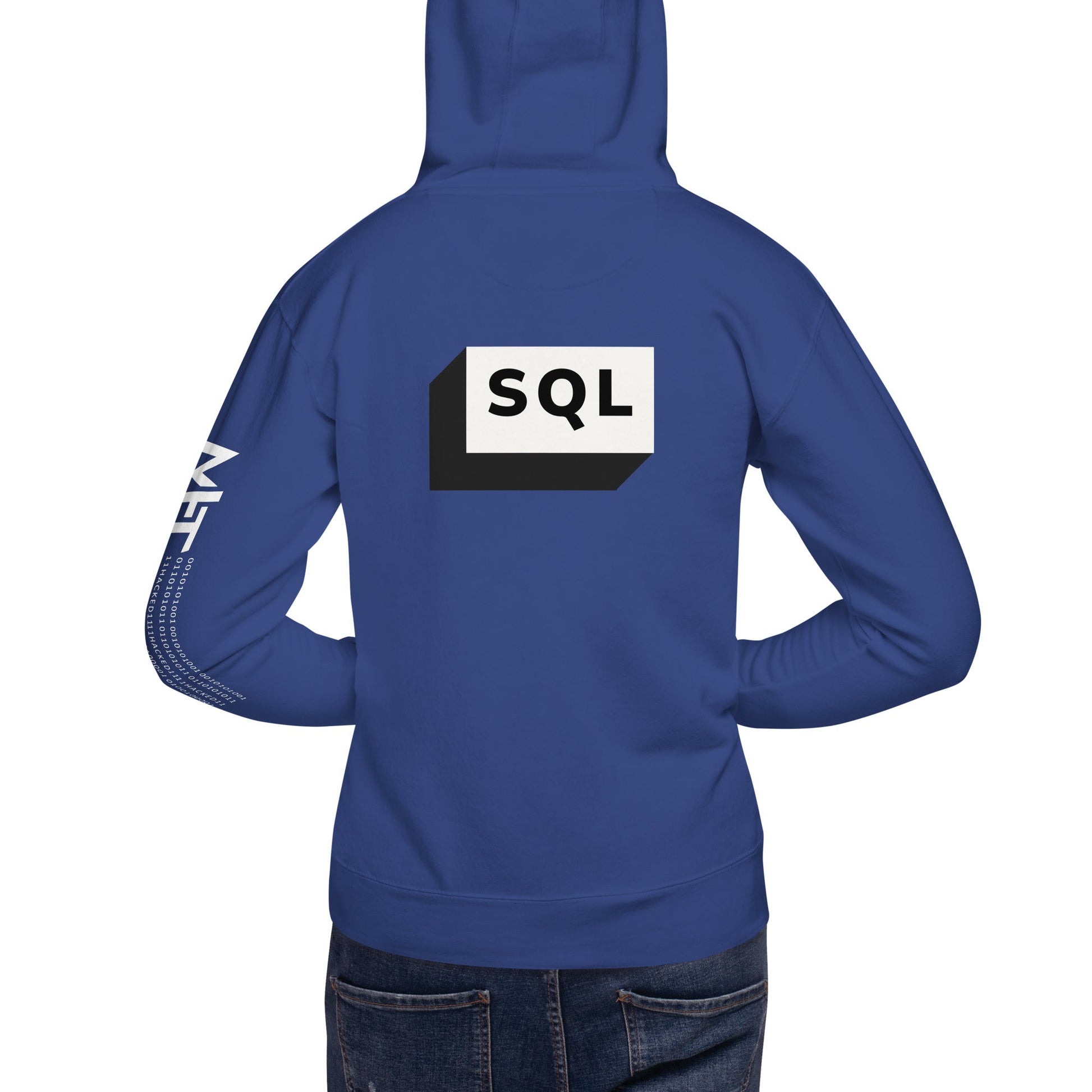 SQL - Unisex Hoodie (back print) by DarkByteGear