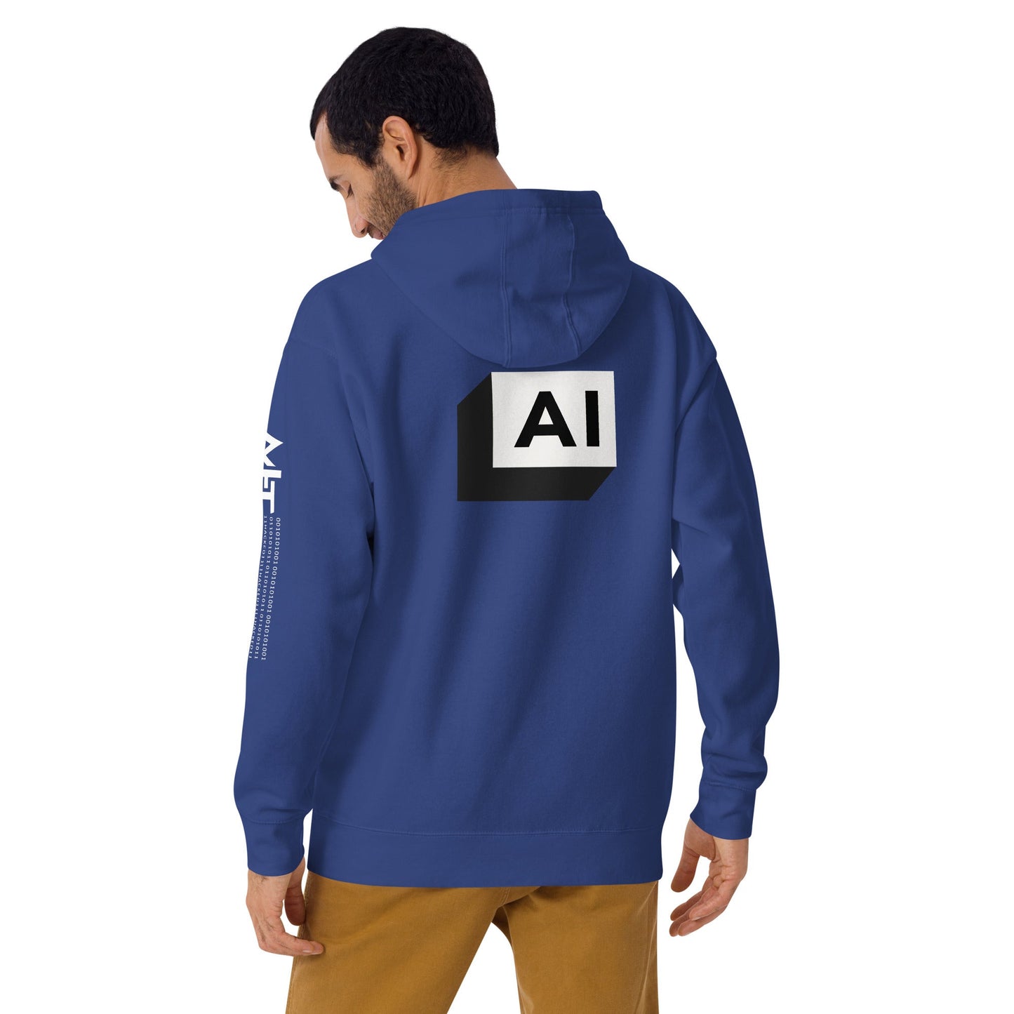 AI - Unisex Hoodie (back print) by DarkByteGear