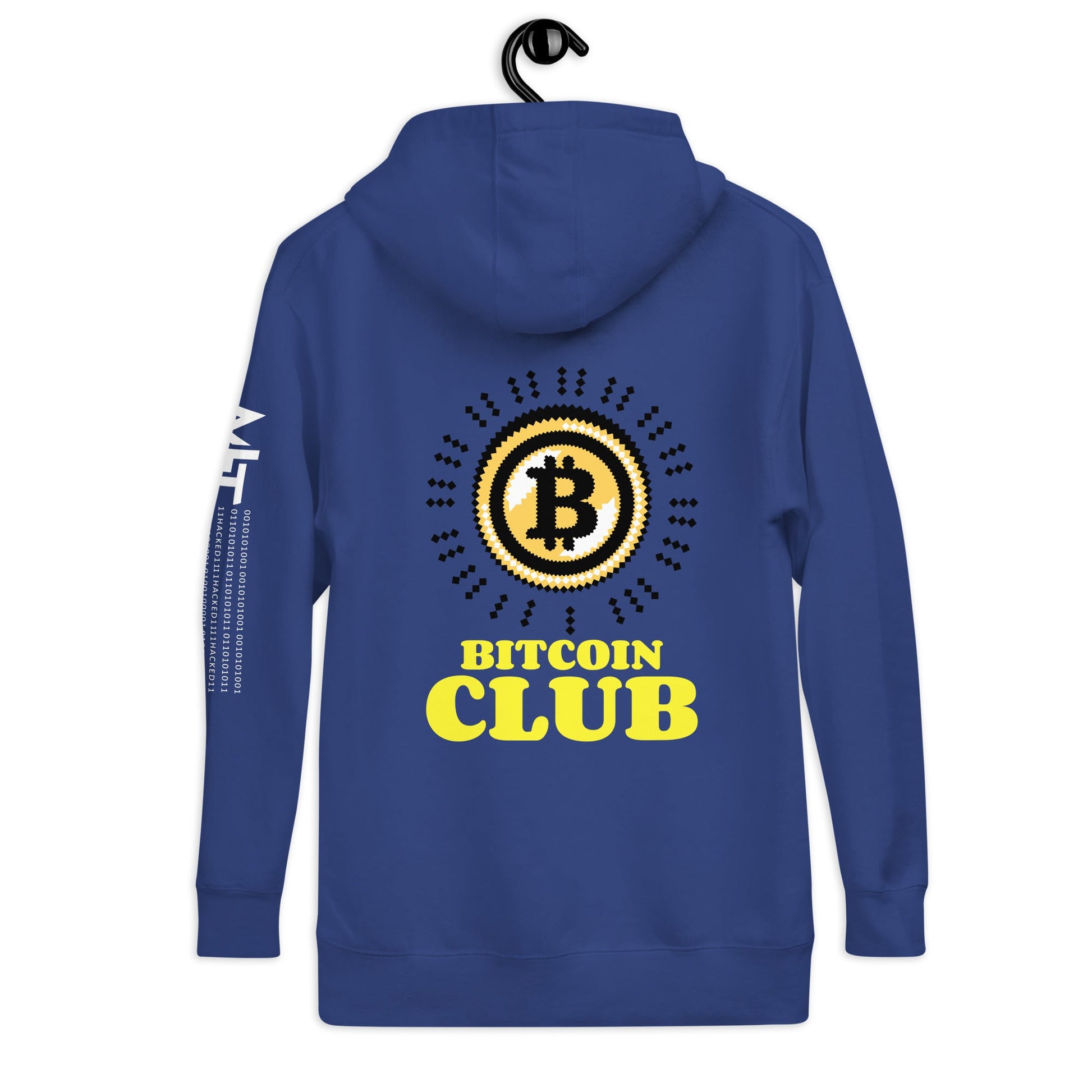 Bit Coin Club 8 bit style - Unisex Hoodie by DarkByteGear