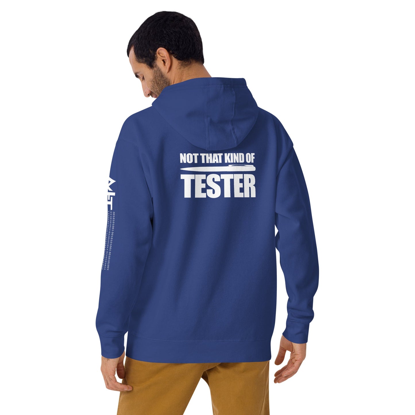 Not that kind of pen tester - Unisex Hoodie (back print) by DarkByteGear