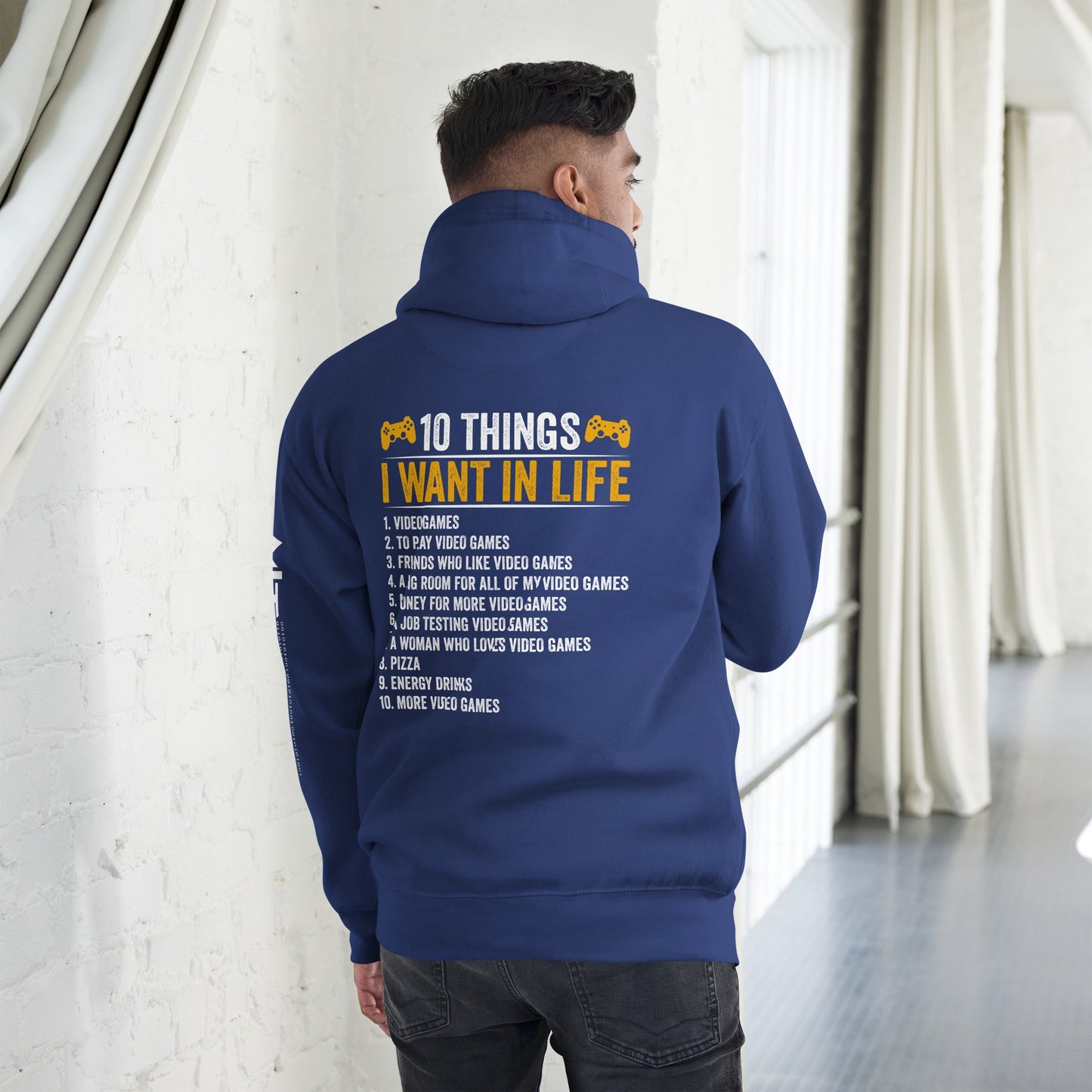 10 Things I Want In Life (Swarna) Unisex Hoodie by DarkByteGear
