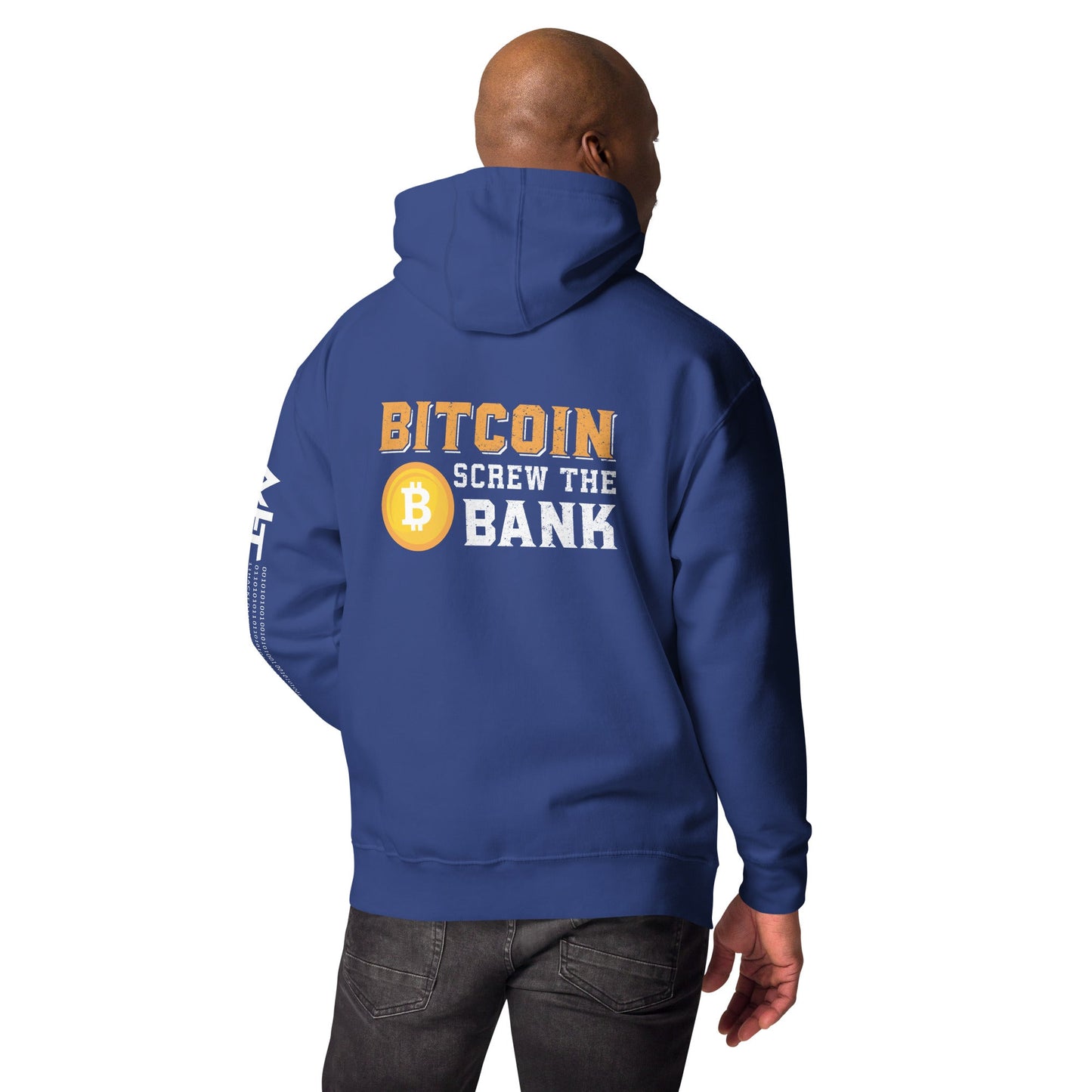 Bitcoin Screw the Bank - Unisex Hoodie by DarkByteGear