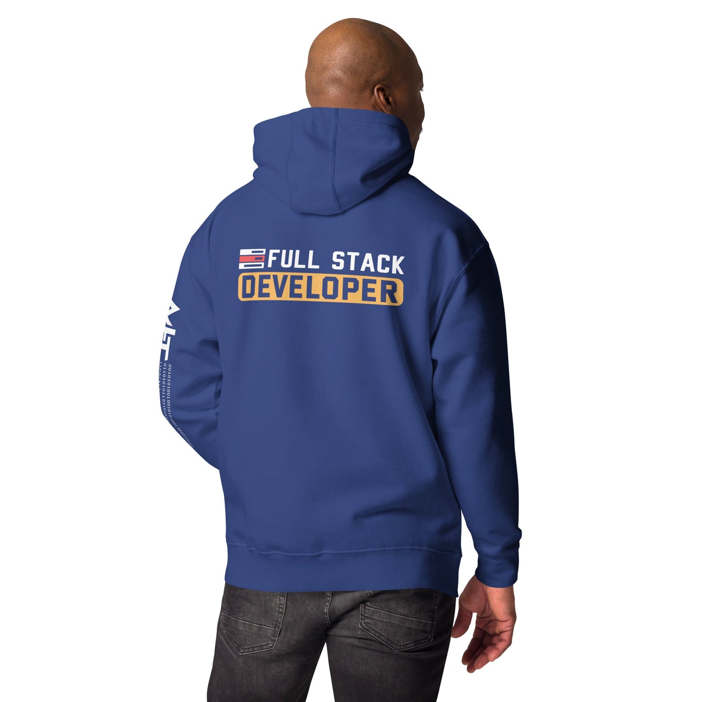 Full stack developer - Unisex Hoodie ( Back Print ) by DarkByteGear