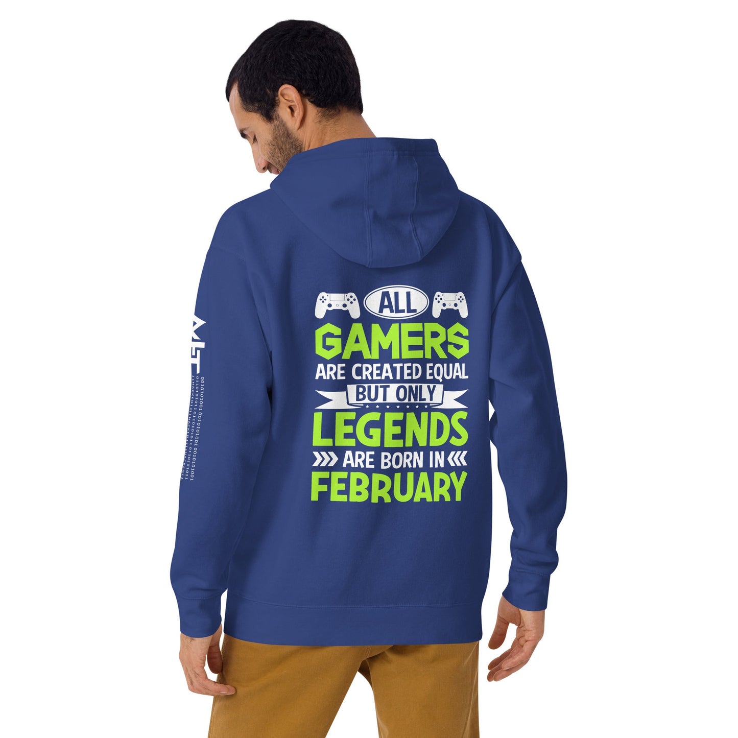 All Gamers are created equal - Unisex Hoodie ( Back Print ) by DarkByteGear