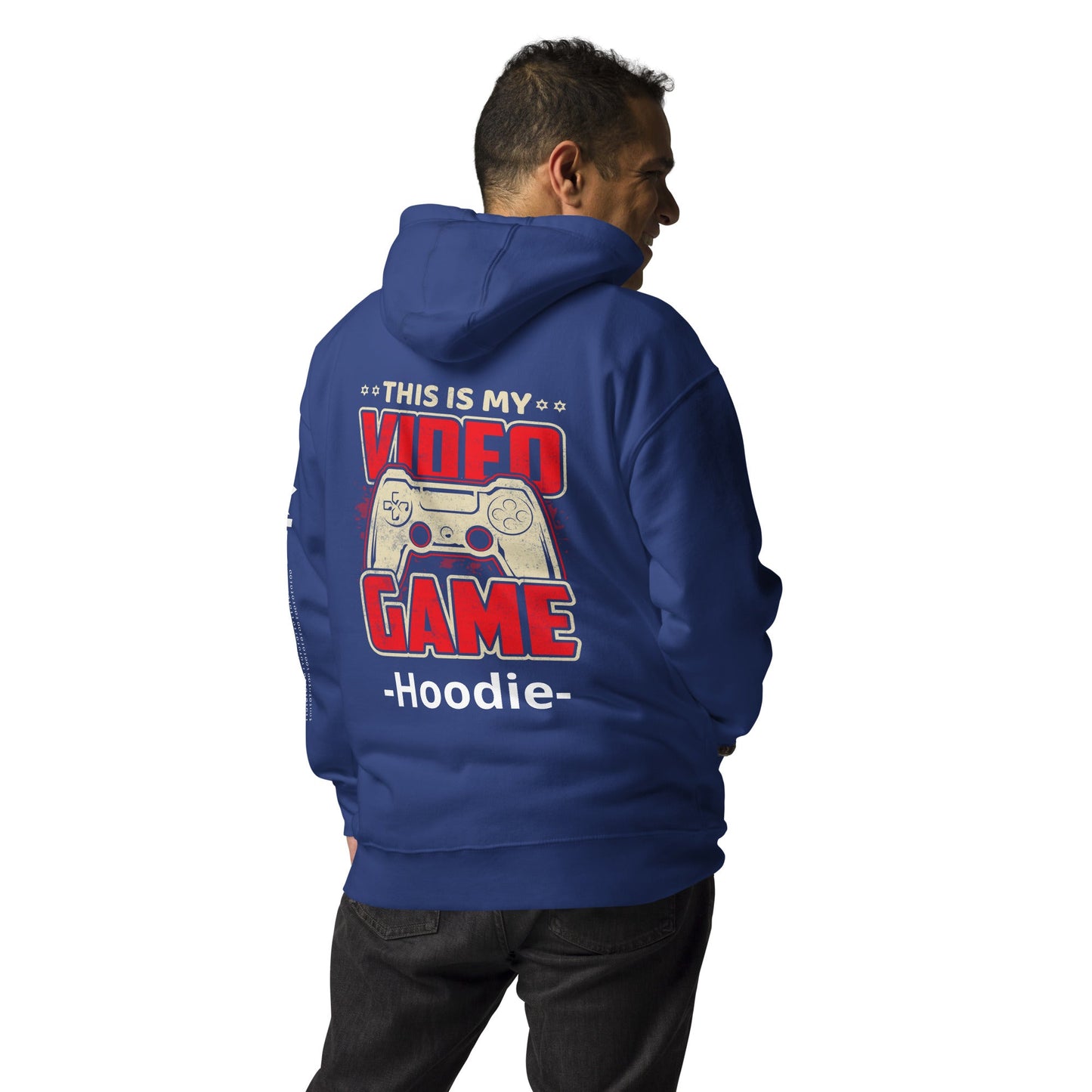 This is my Video Game - Unisex Hoodie ( Back Print ) by DarkByteGear