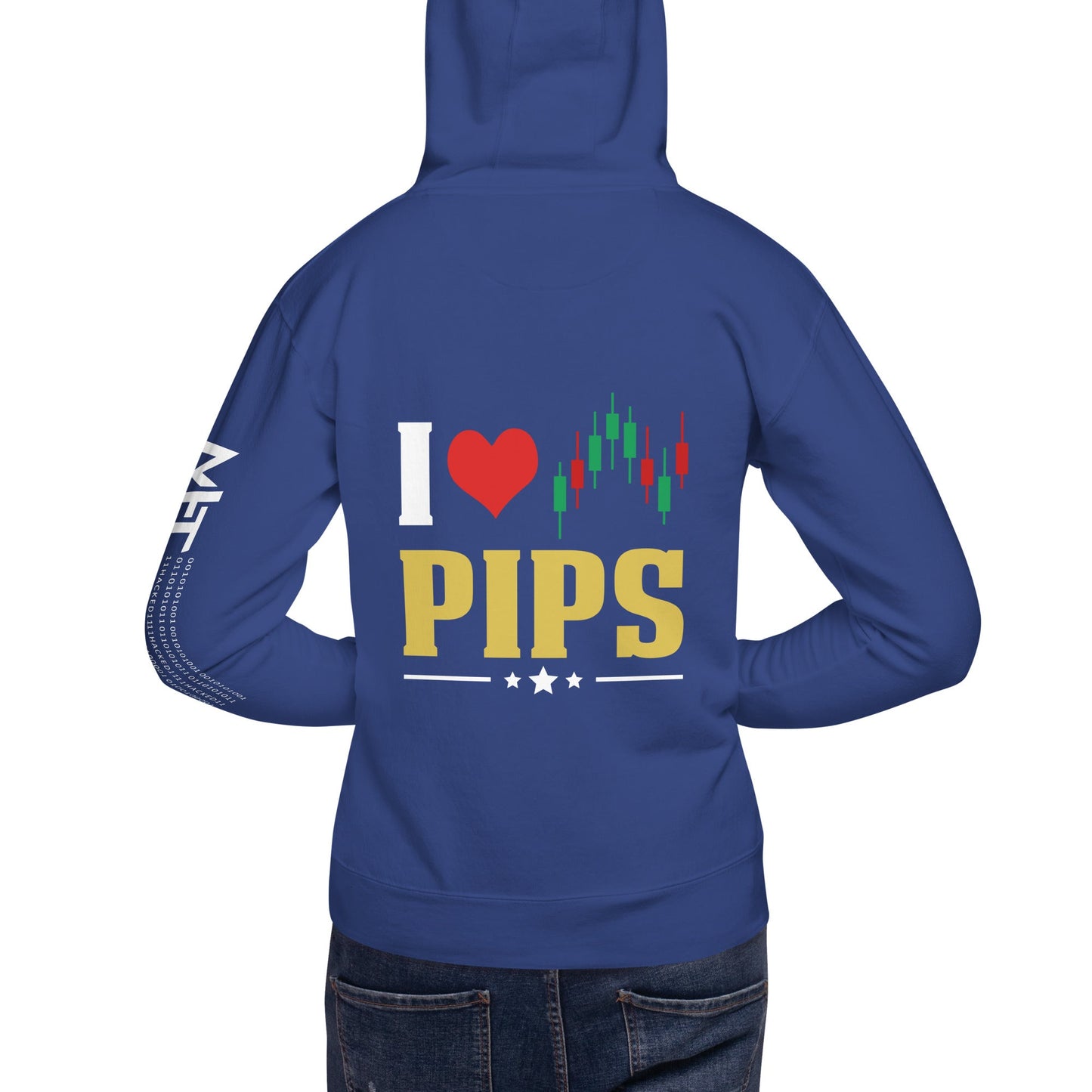 I Love Pips ( MAHFUZ ) - Unisex Hoodie ( Back Print ) by DarkByteGear