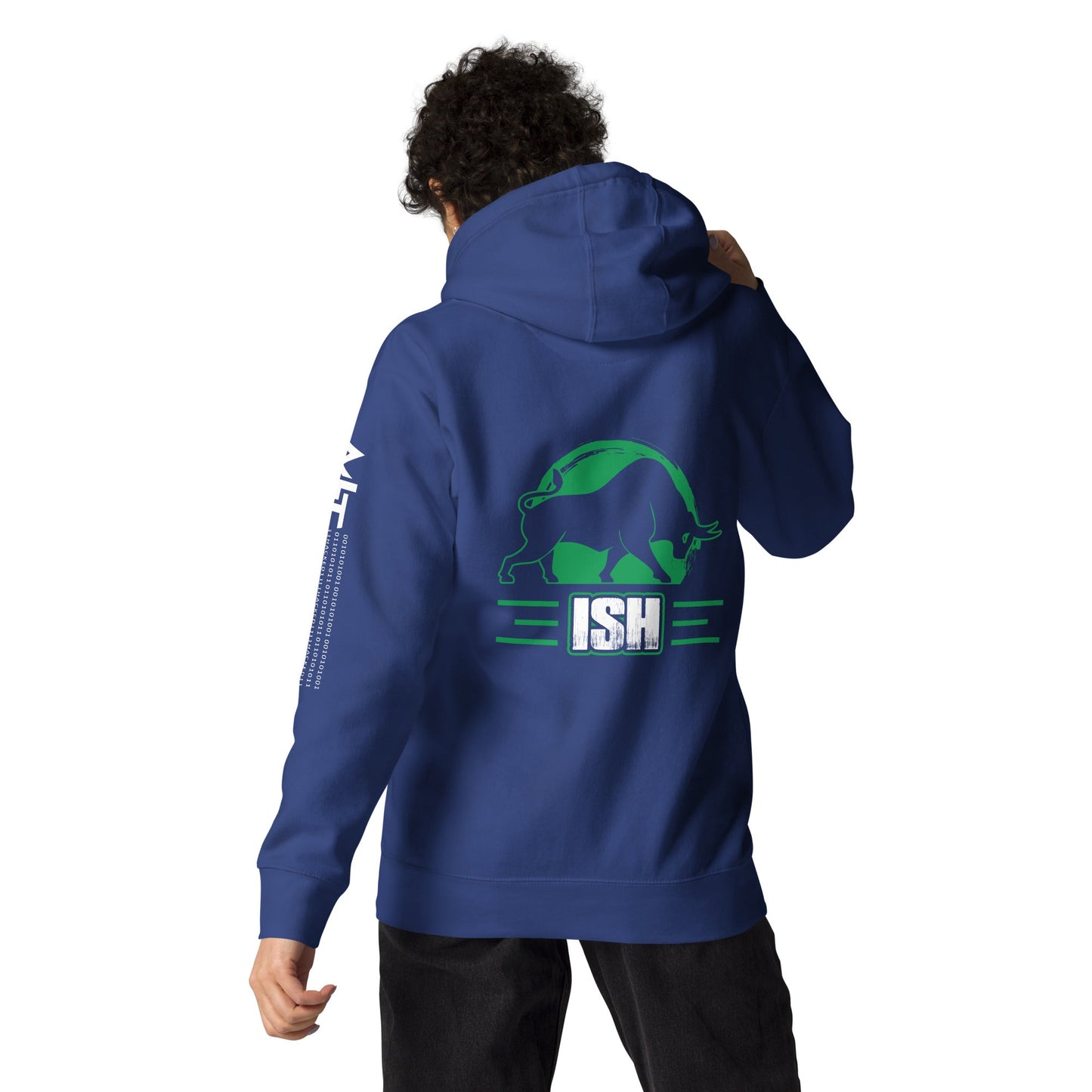 ISH (MAHFUZ) - Unisex Hoodie ( Back Print ) by DarkByteGear