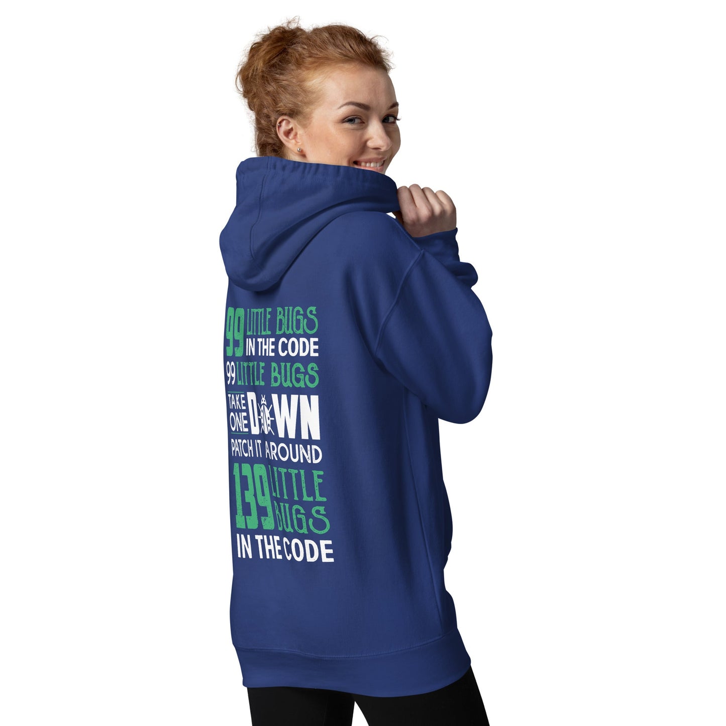 99 Little Bugs - Unisex Hoodie ( Back Print ) by DarkByteGear