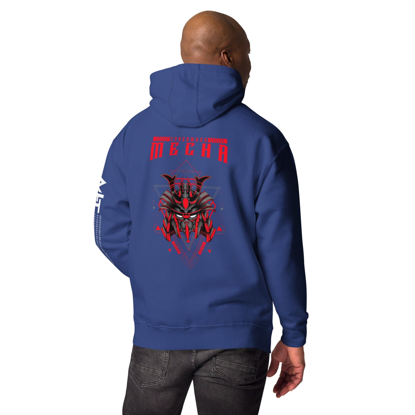 CyberWare Mecha - Unisex Hoodie ( Back Print ) by DarkByteGear