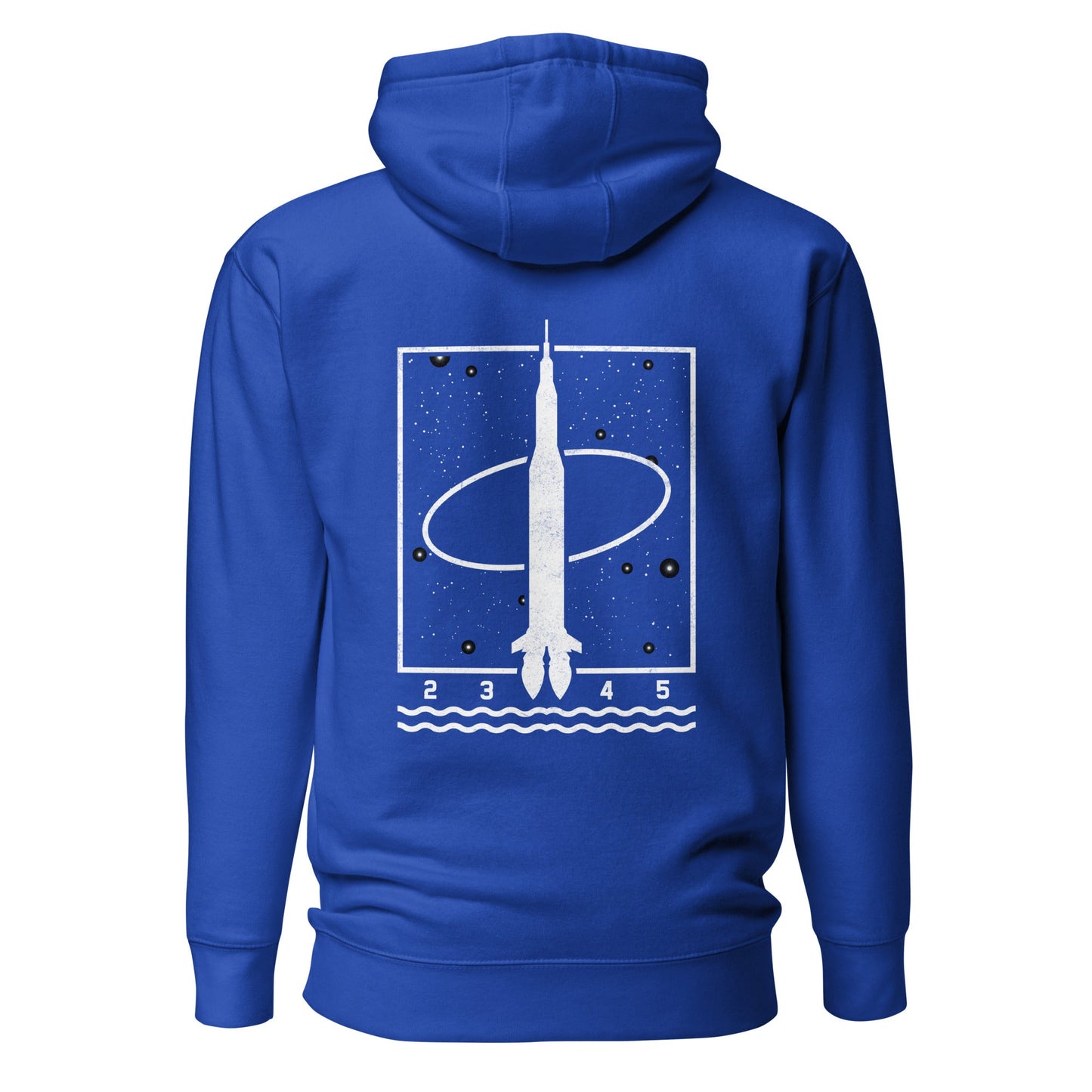 1 2 3 4 5 - Unisex Hoodie (back print) by DarkByteGear