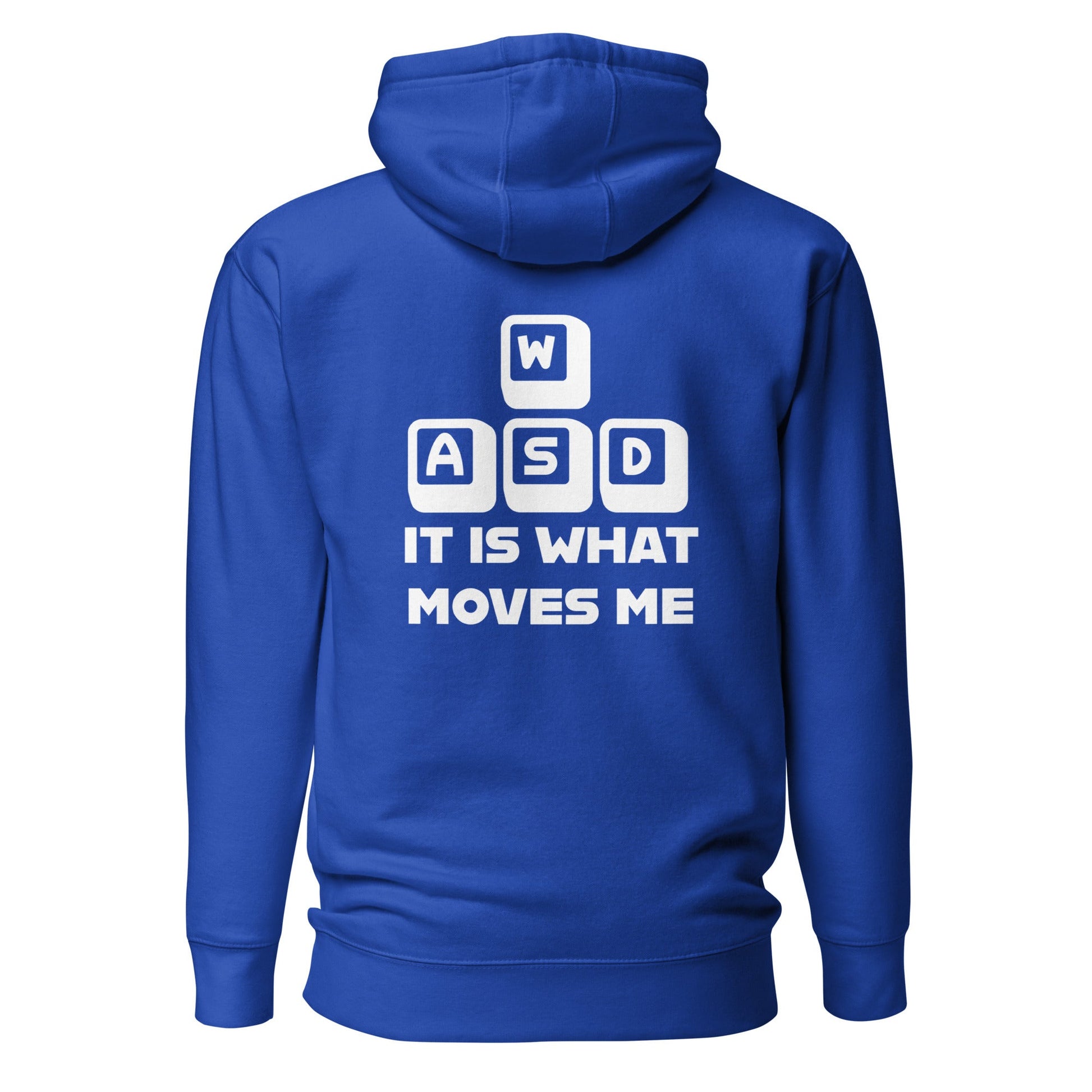 It is what moves me - Unisex Hoodie (back print) by DarkByteGear