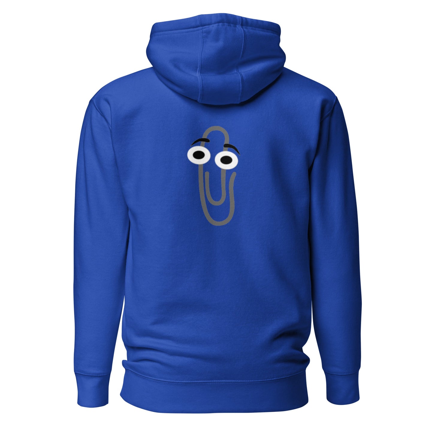 Poor Clippy - Unisex Hoodie (back print) by DarkByteGear