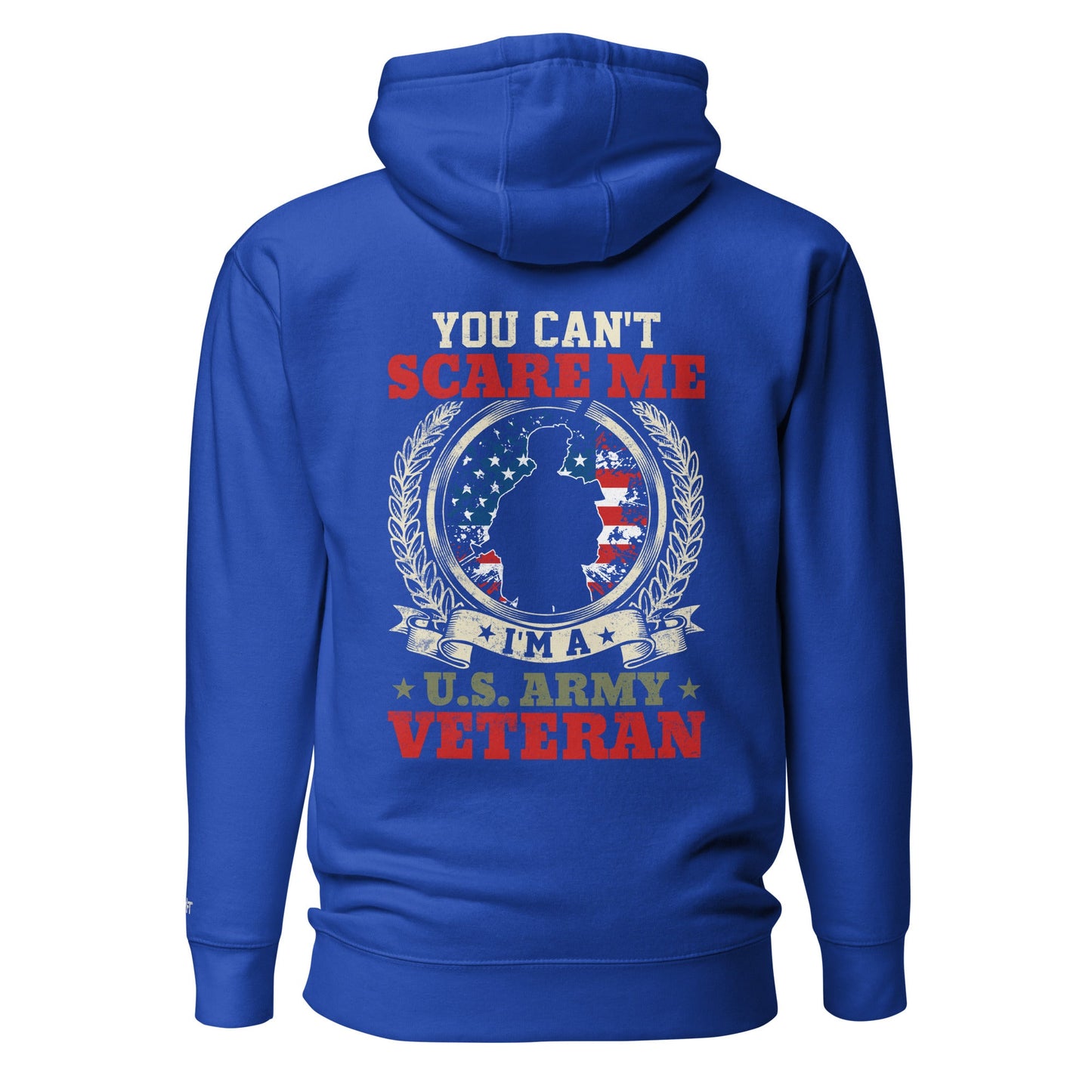 You can't scare me - Unisex Hoodie (back print) by DarkByteGear