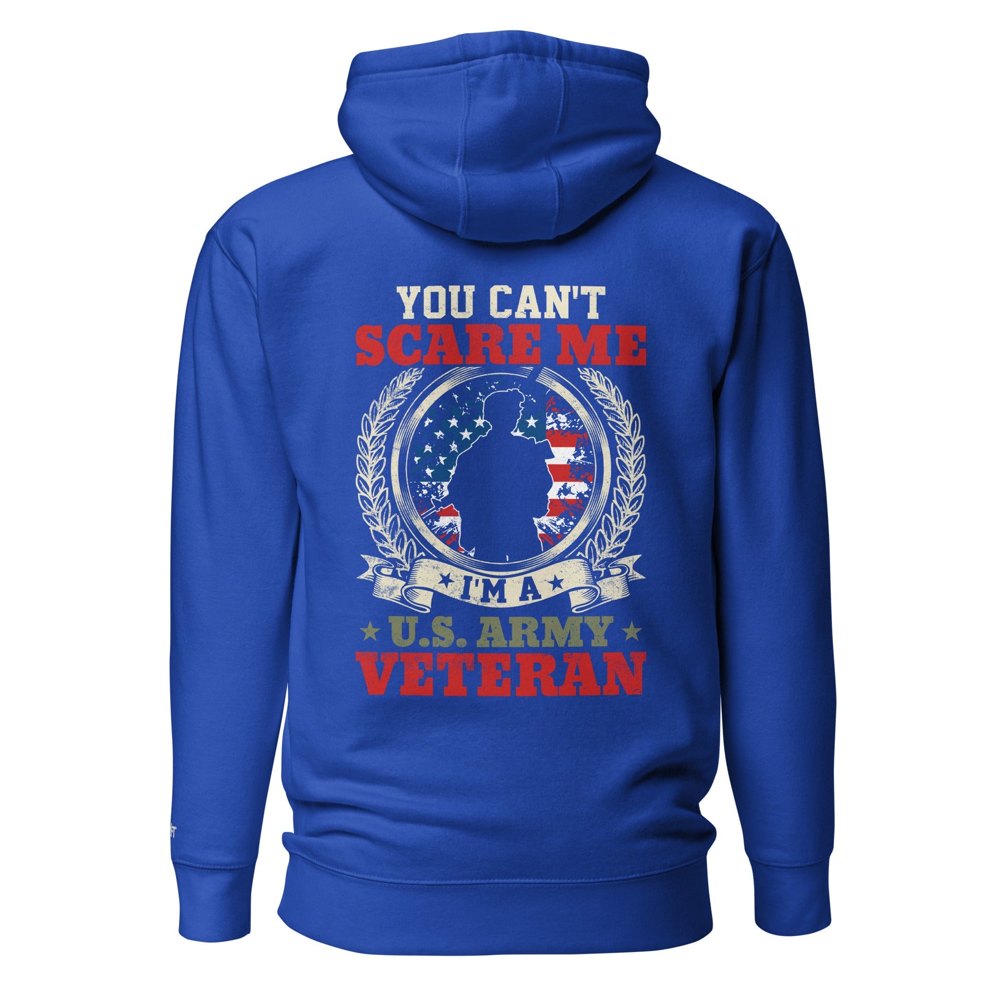 You can't scare me - Unisex Hoodie (back print) by DarkByteGear