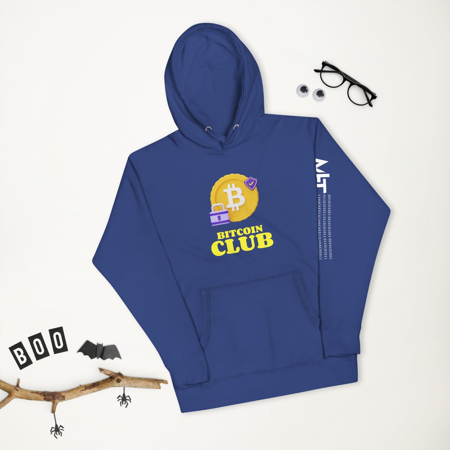 Bitcoin Club V7 - Unisex Hoodie by DarkByteGear