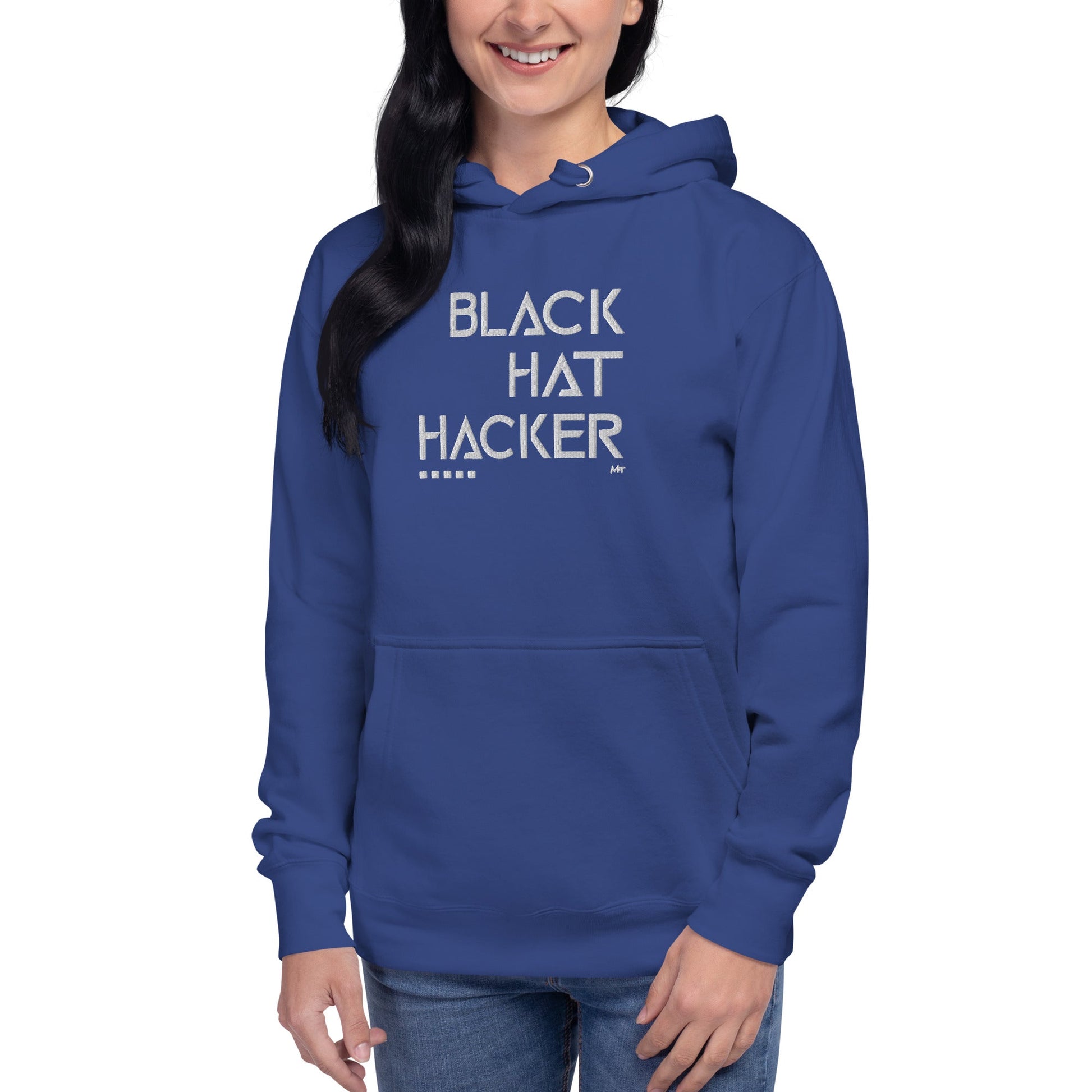 Black Hat Hacker - Unisex Hoodie (embroidered) by DarkByteGear