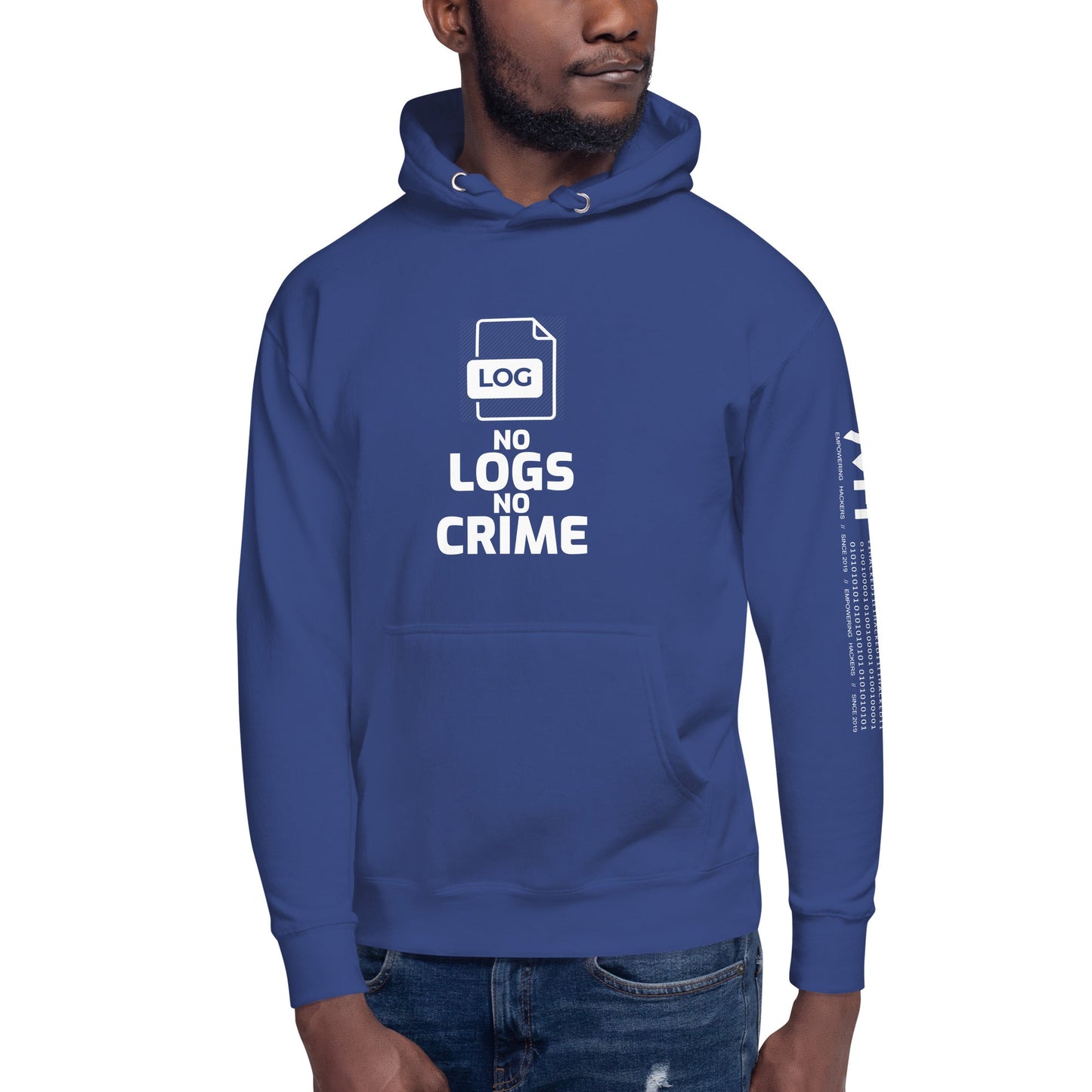 No logs no crime - Unisex Hoodie by DarkByteGear