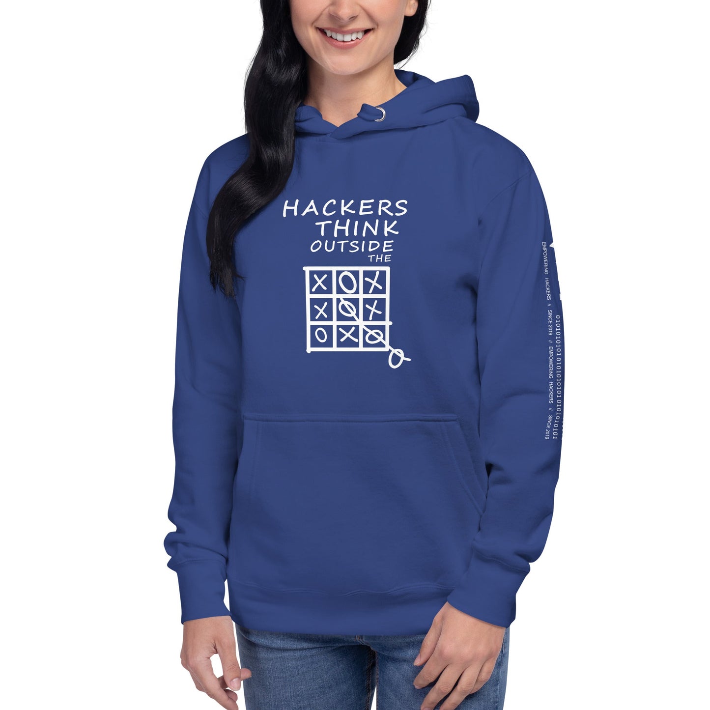 Hackers think outside the box - Unisex Hoodie by DarkByteGear