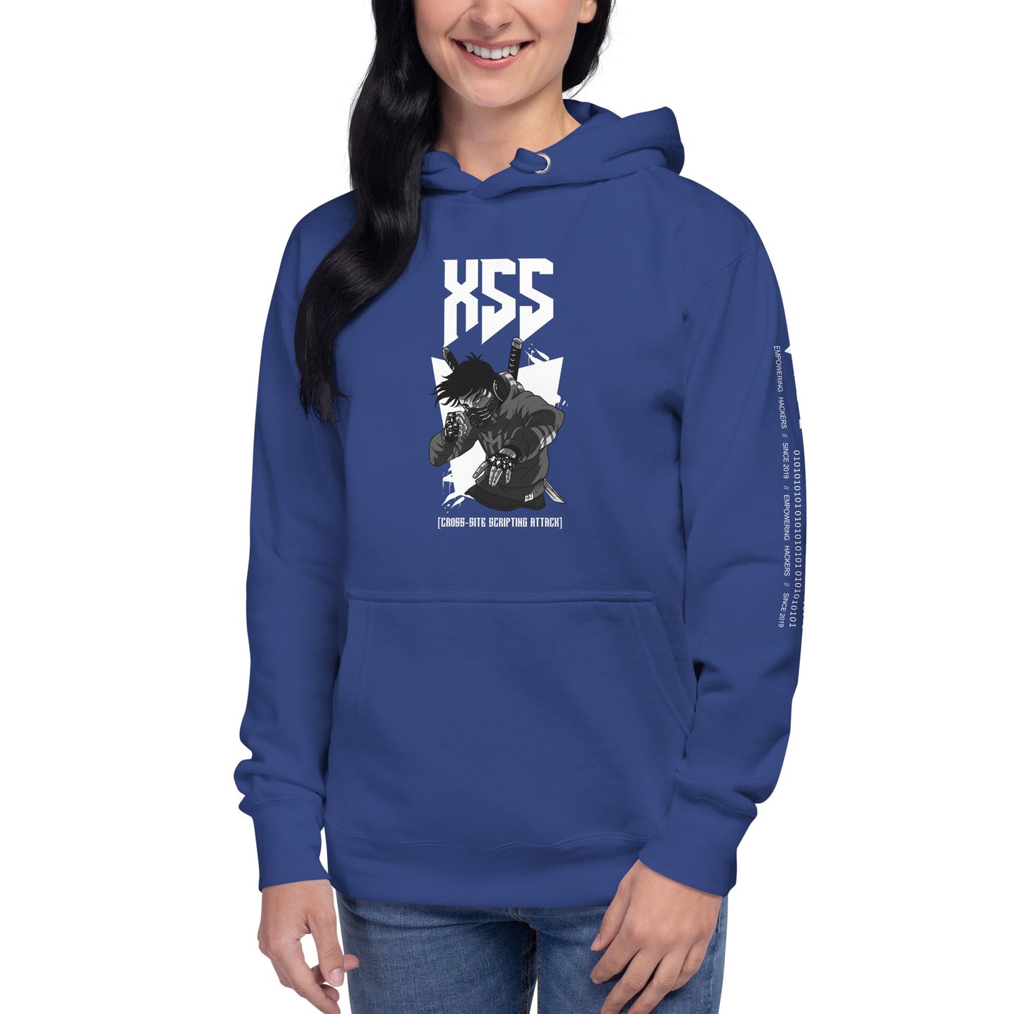 XSS cross-site scripting attack - Unisex Hoodie by DarkByteGear