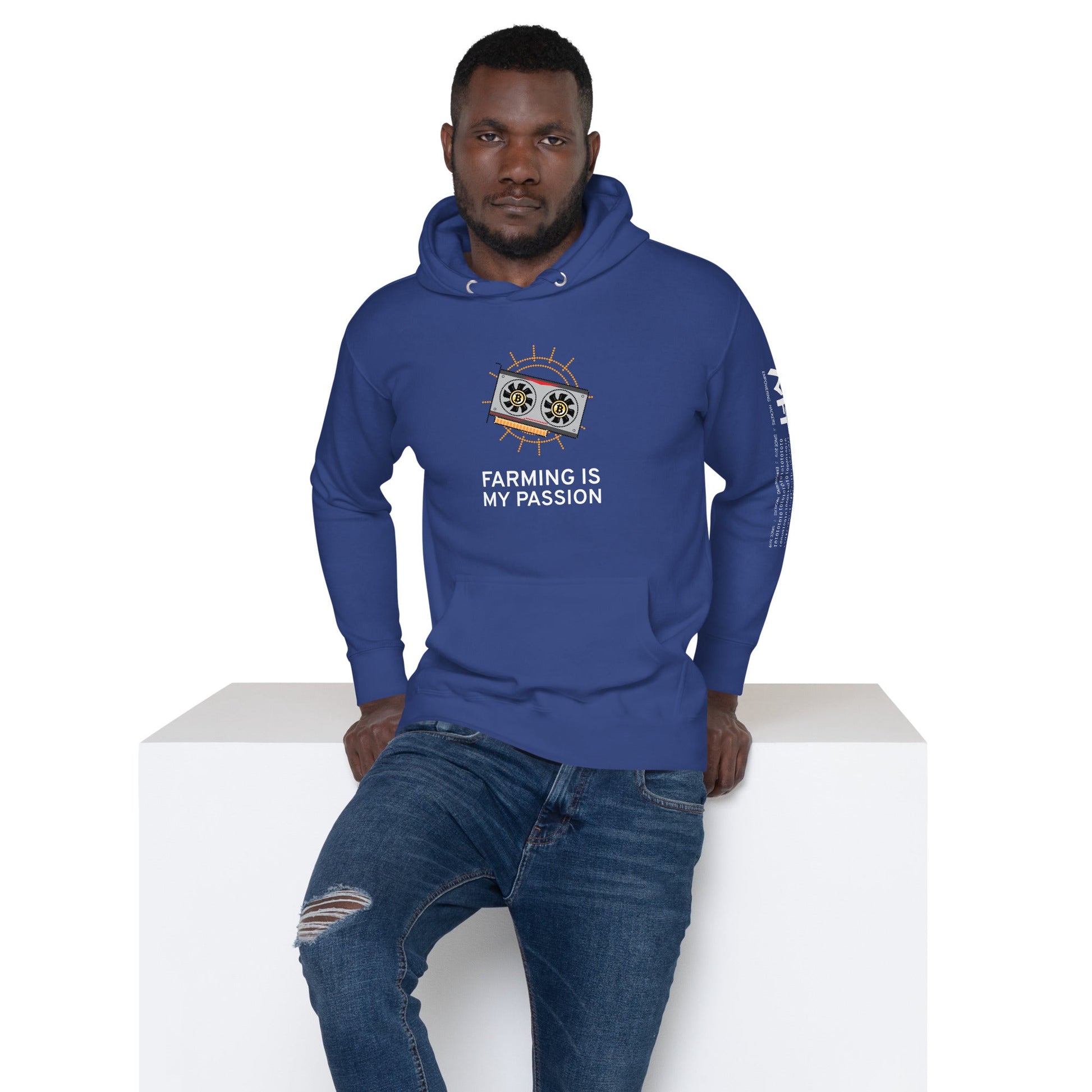 Farming is My Passion Unisex Hoodie by DarkByteGear