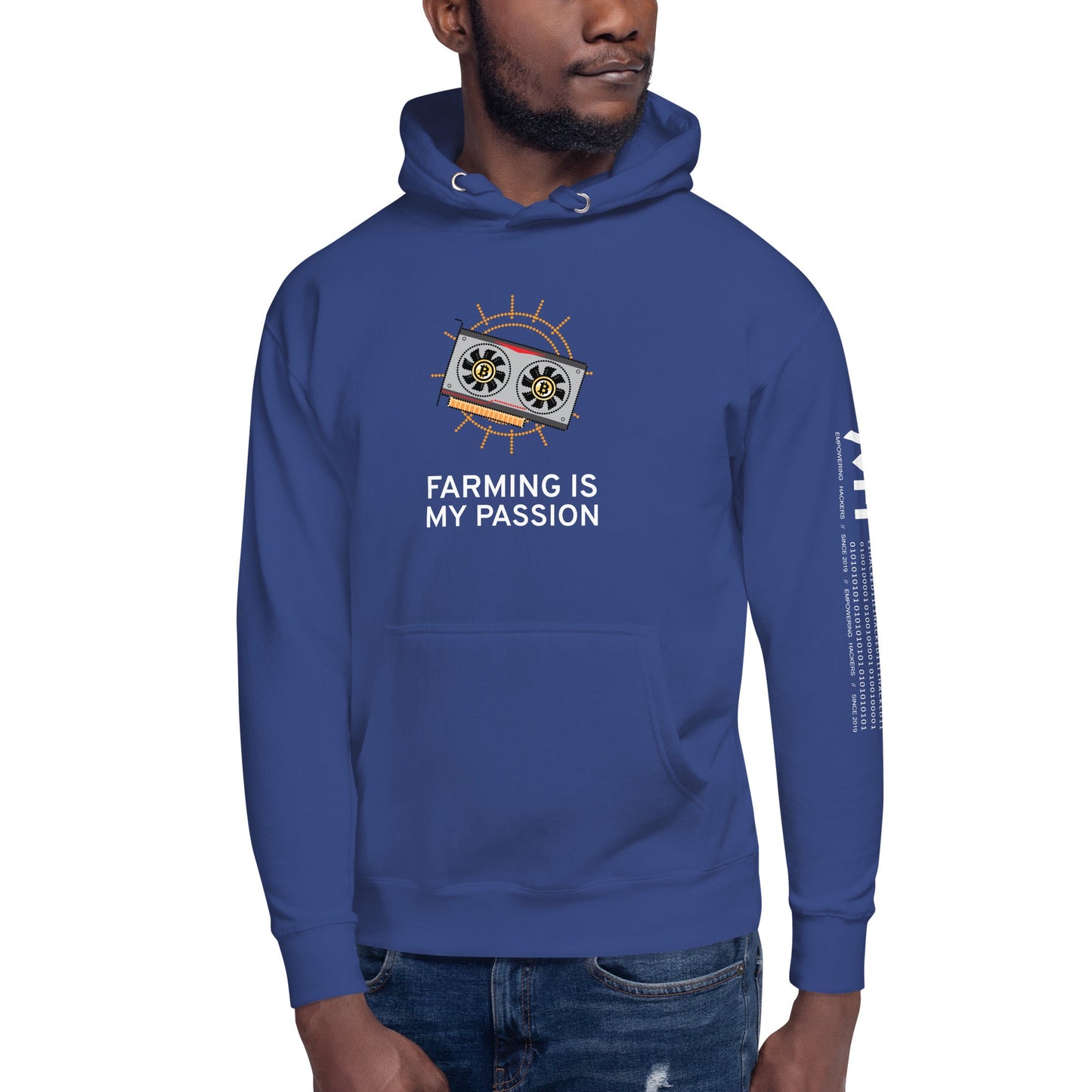 Farming is My Passion Unisex Hoodie by DarkByteGear